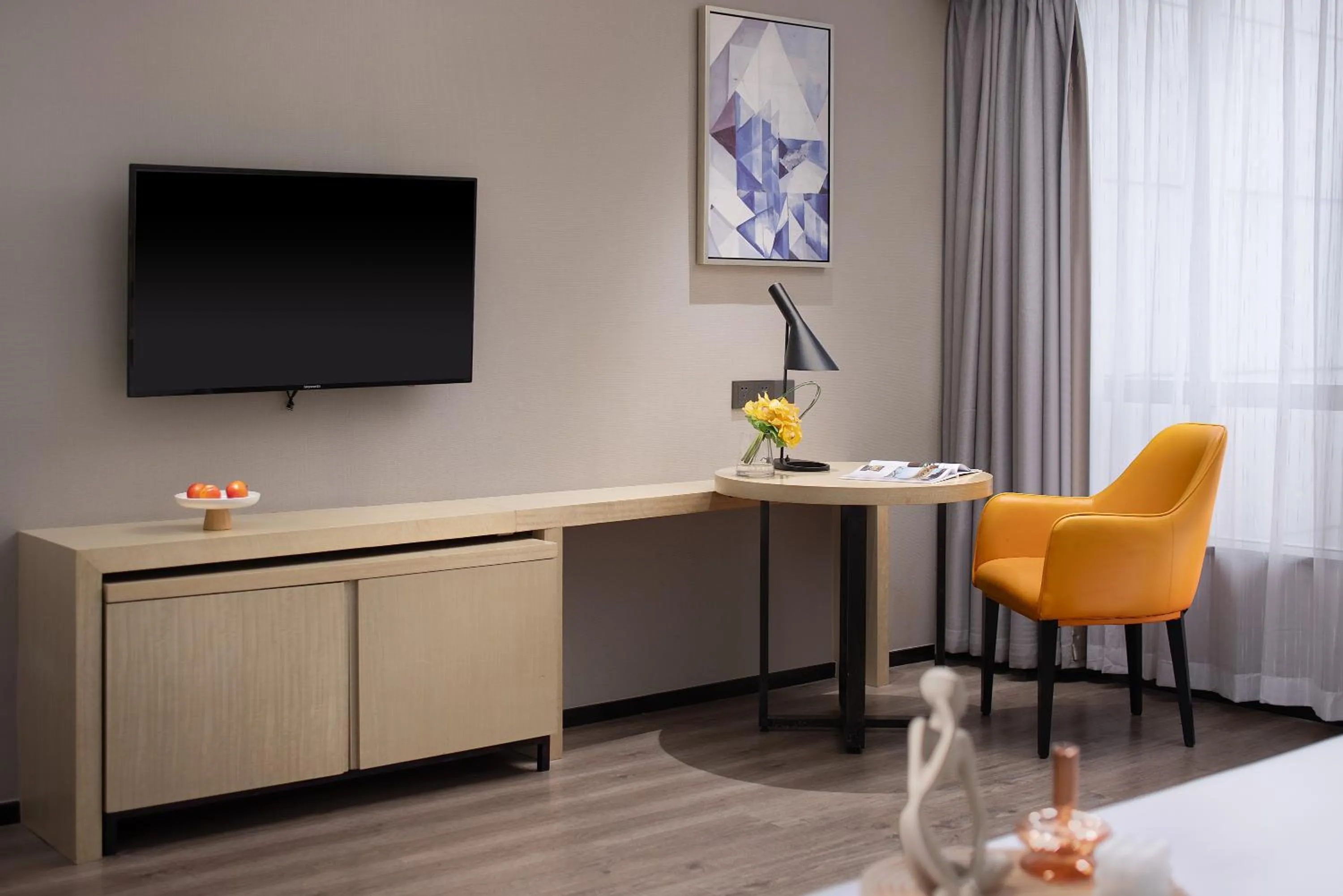 TV and multimedia in Echarm International Hotel Guangzhou Beijing Road Pedestrian Street Tianzi Wharf