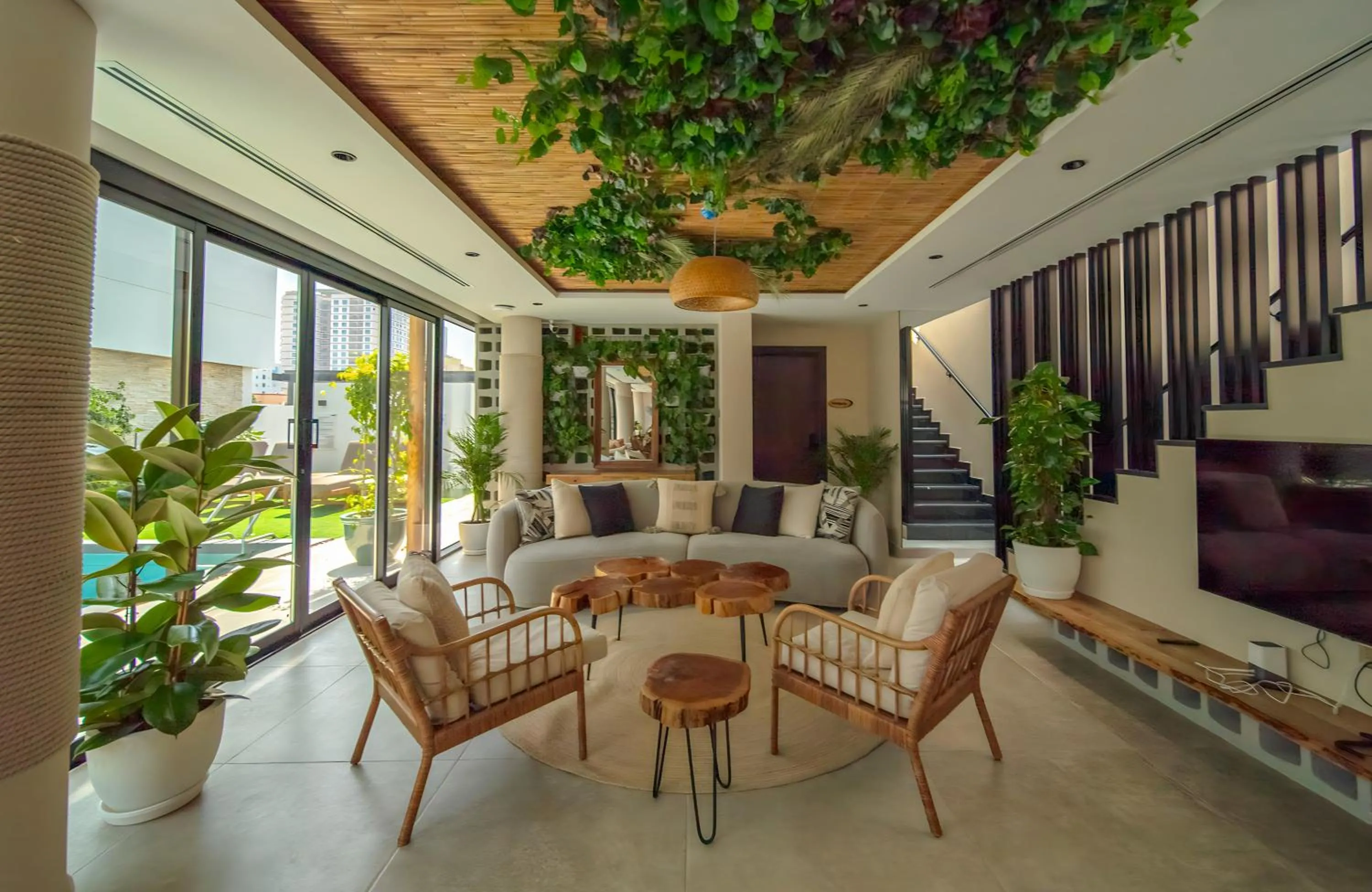 Living room in Nas House Private & Shared Villas