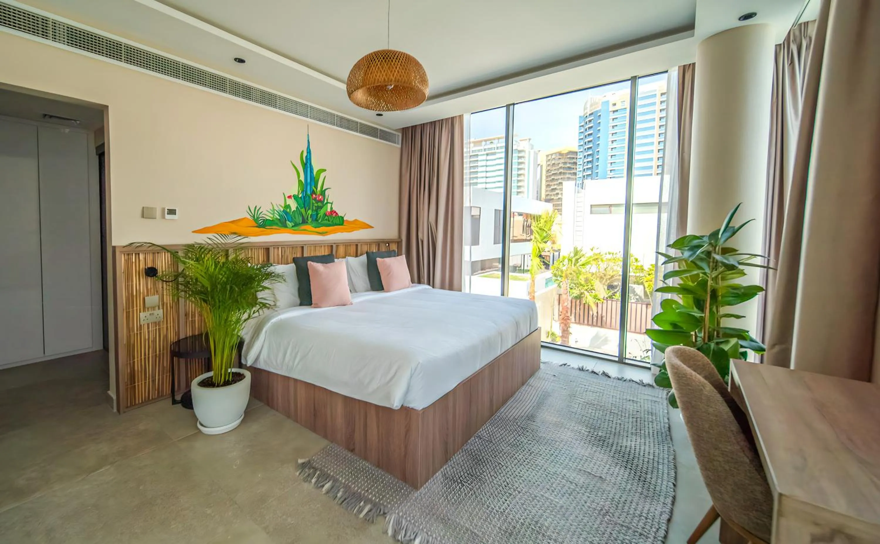 Bedroom, Bed in Nas House Private & Shared Villas