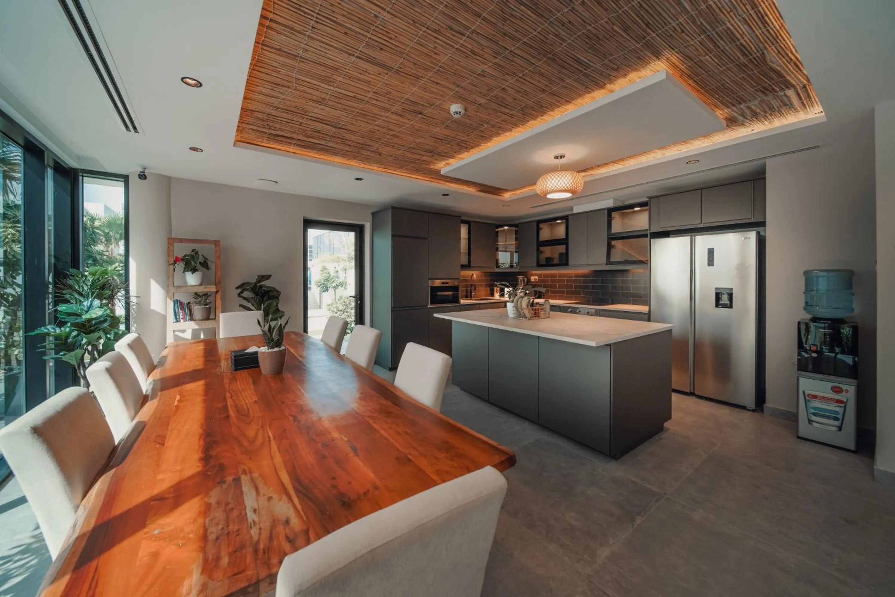 Kitchen or kitchenette in Nas House Private & Shared Villas