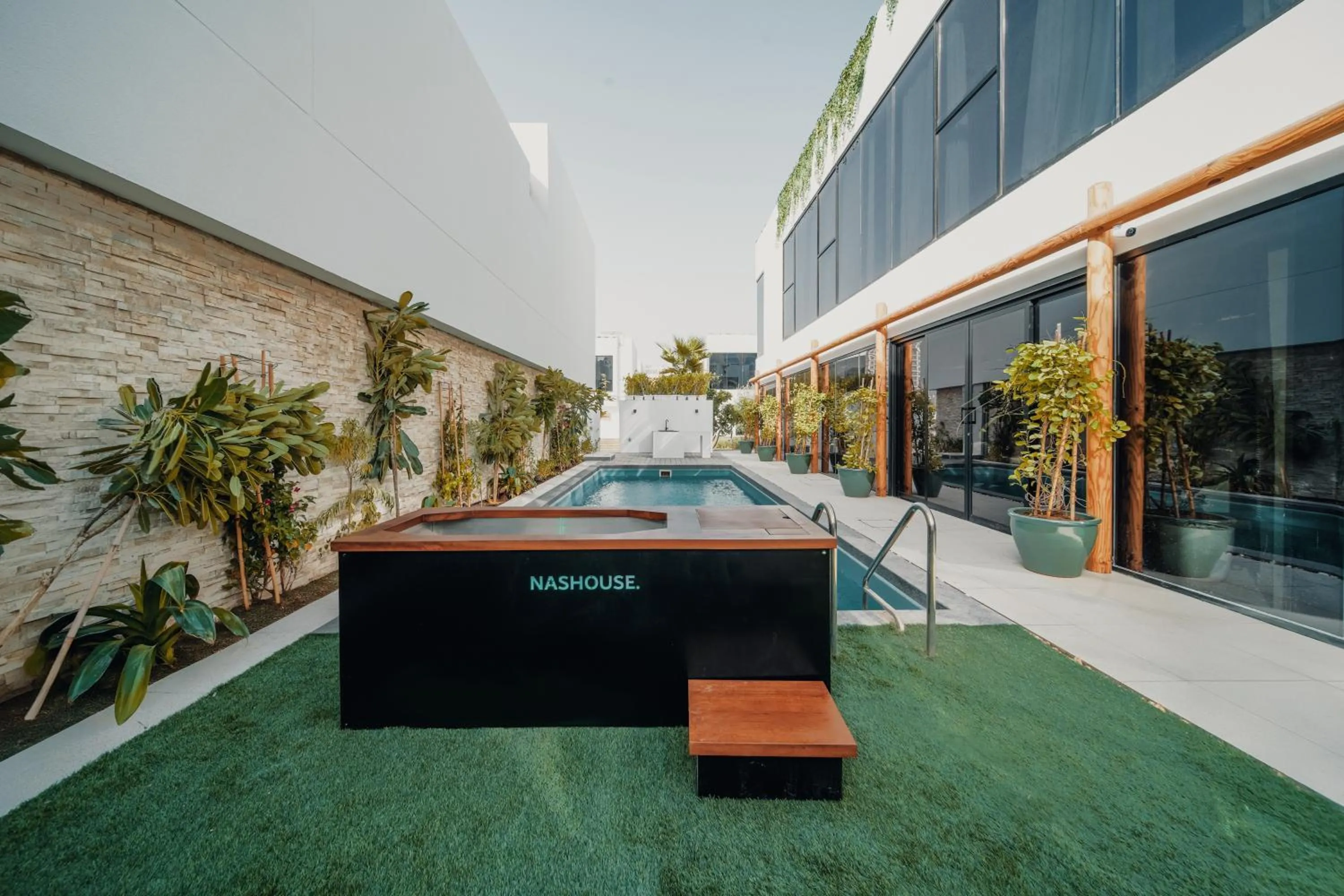 Swimming pool in Nas House Private & Shared Villas