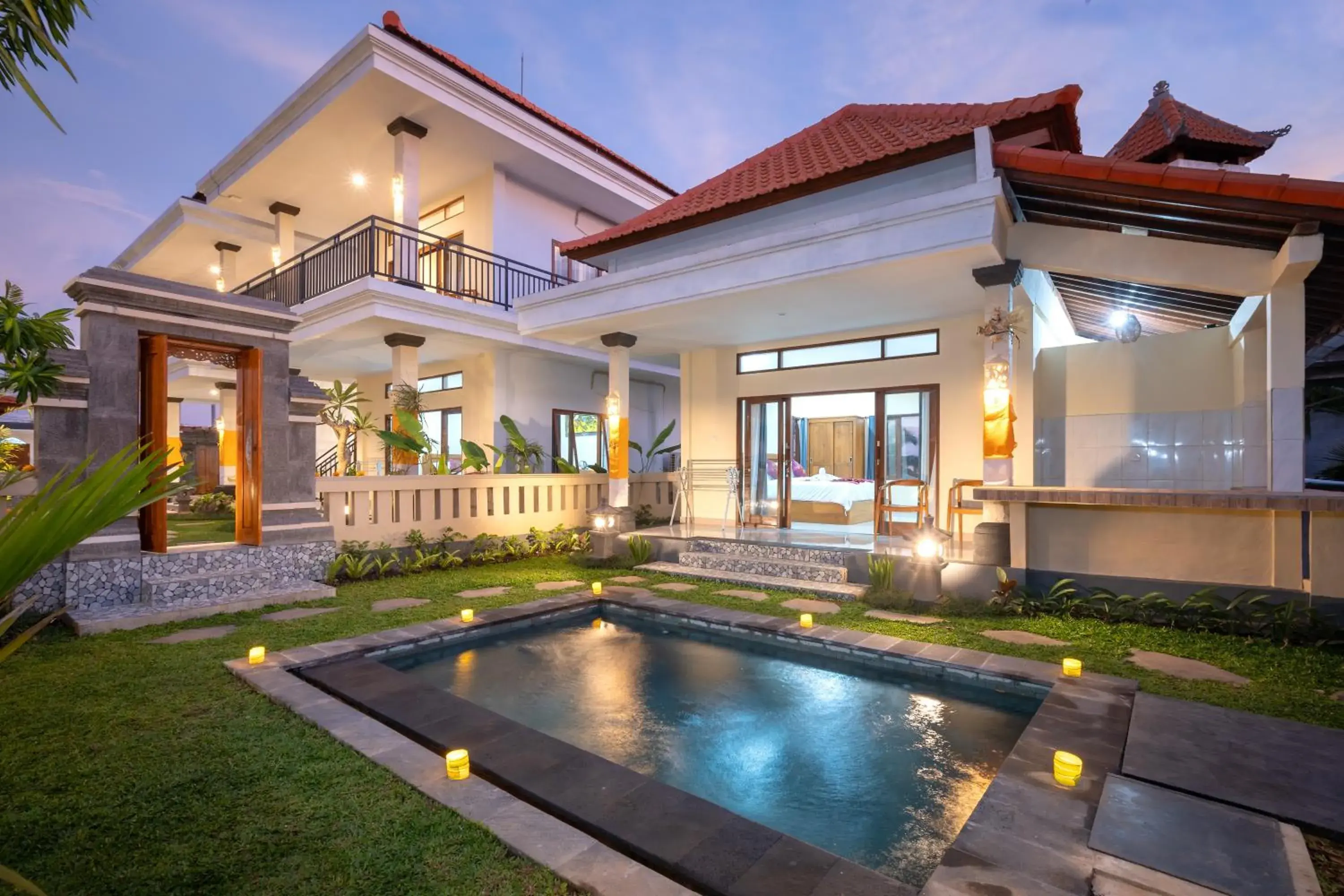 Garden view in The Patra Ubud Garden view in The Patra Ubud