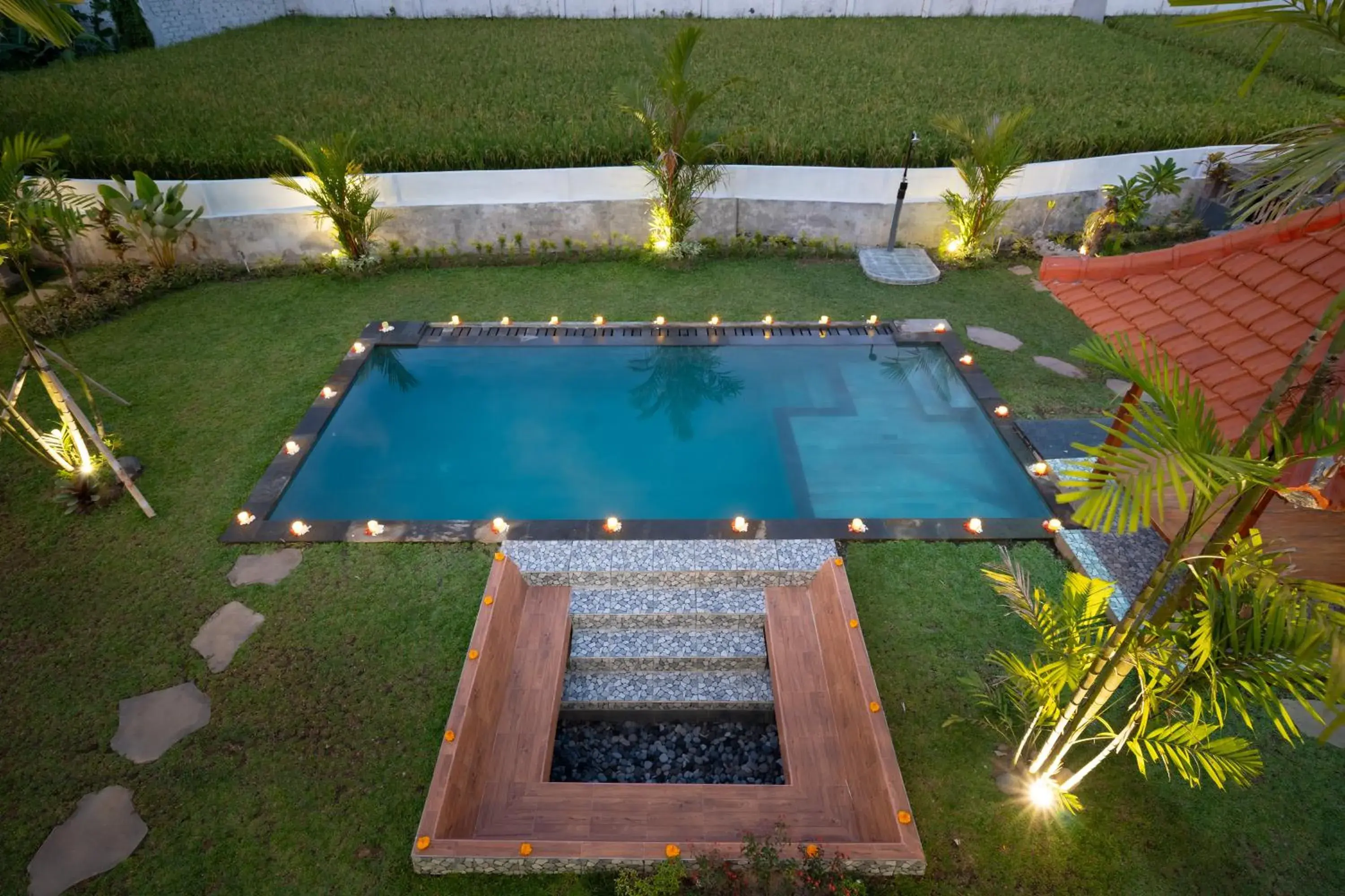 Garden view in The Patra Ubud Garden view in The Patra Ubud