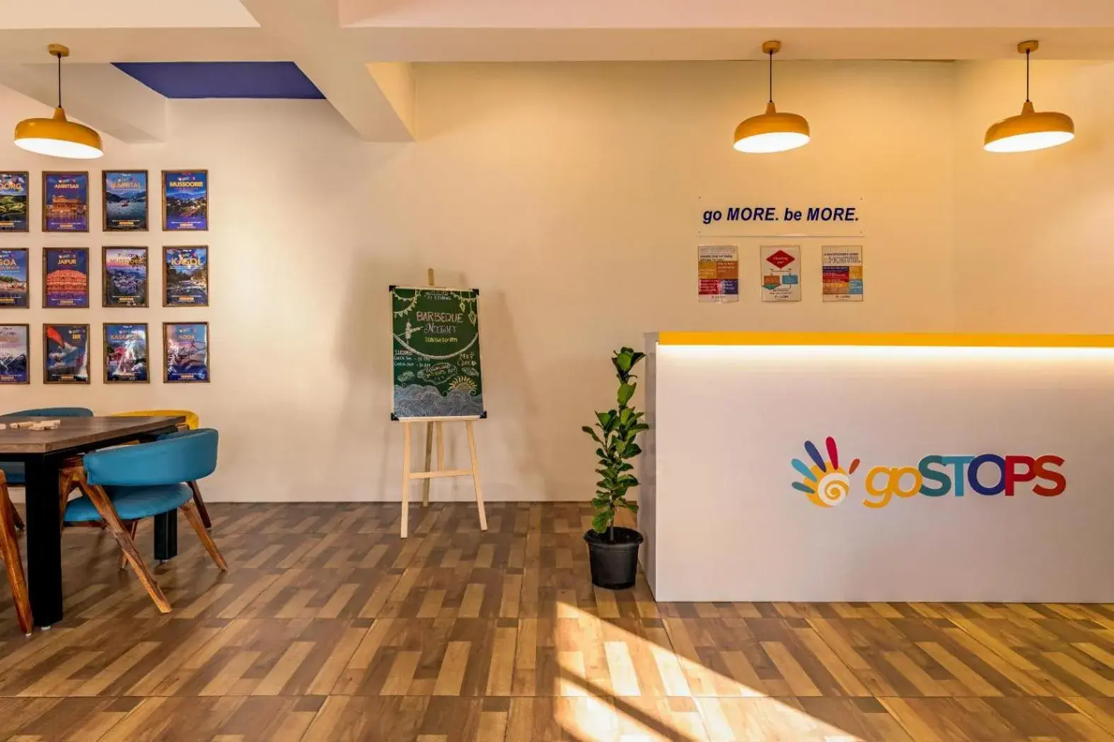 Lobby or reception in goSTOPS Alibaug Lobby or reception in goSTOPS Alibaug