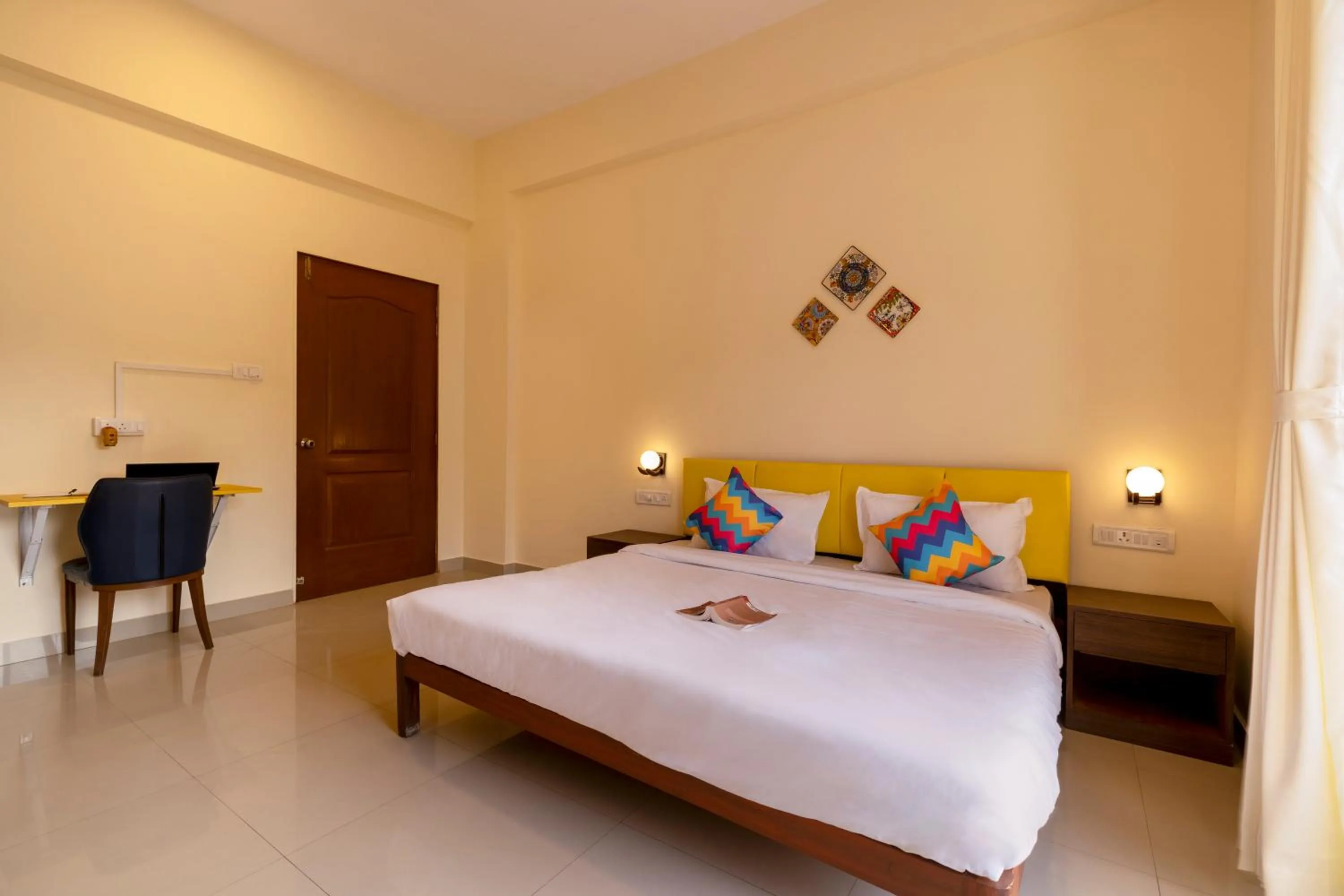 Bed in goSTOPS Alibaug