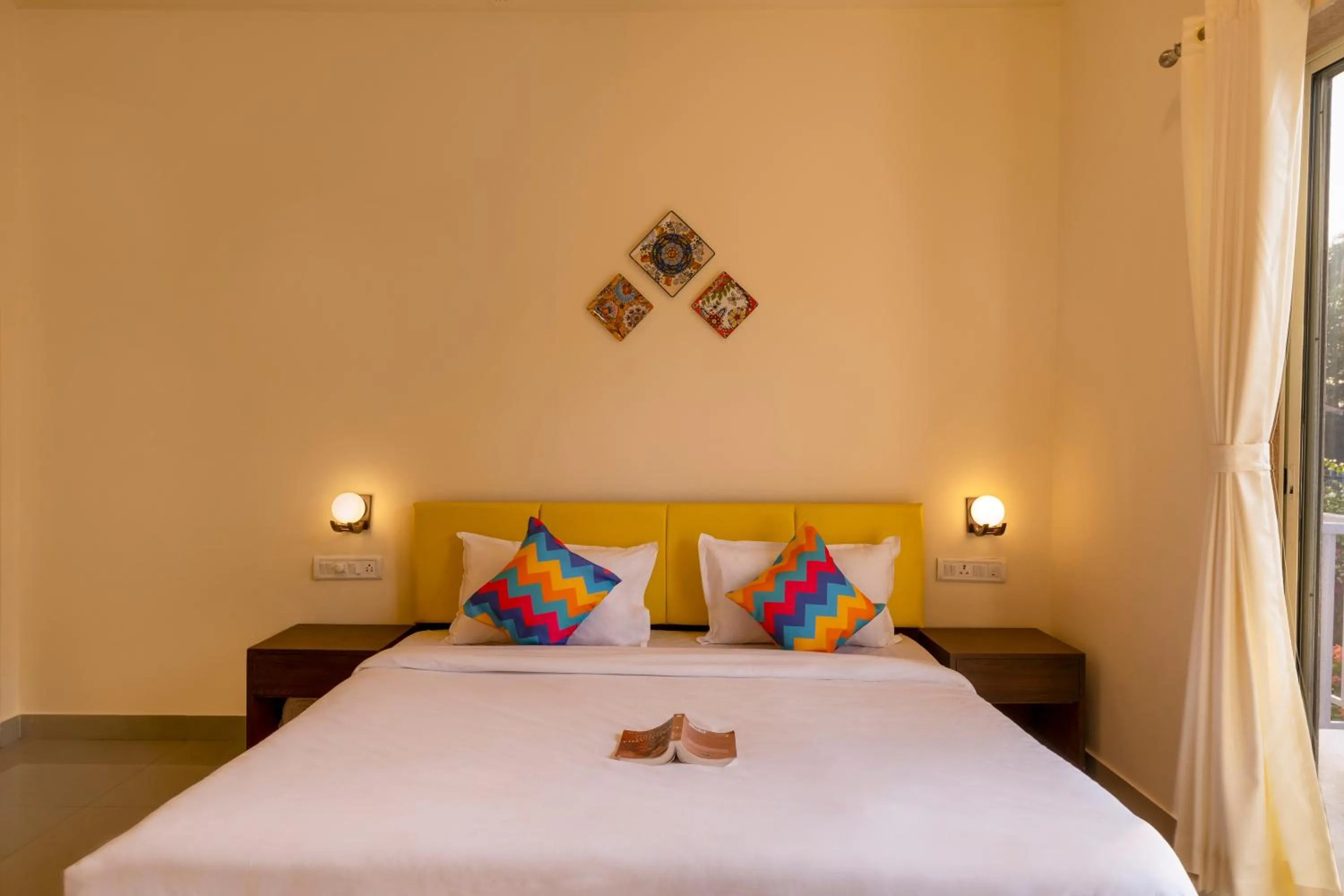 Bed in goSTOPS Alibaug