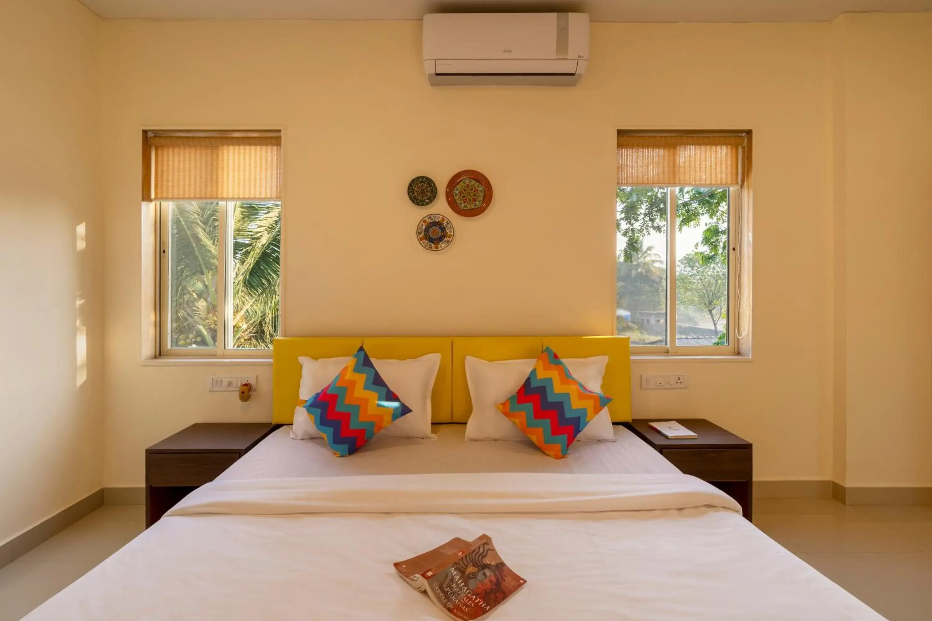 Bed in goSTOPS Alibaug Bed in goSTOPS Alibaug