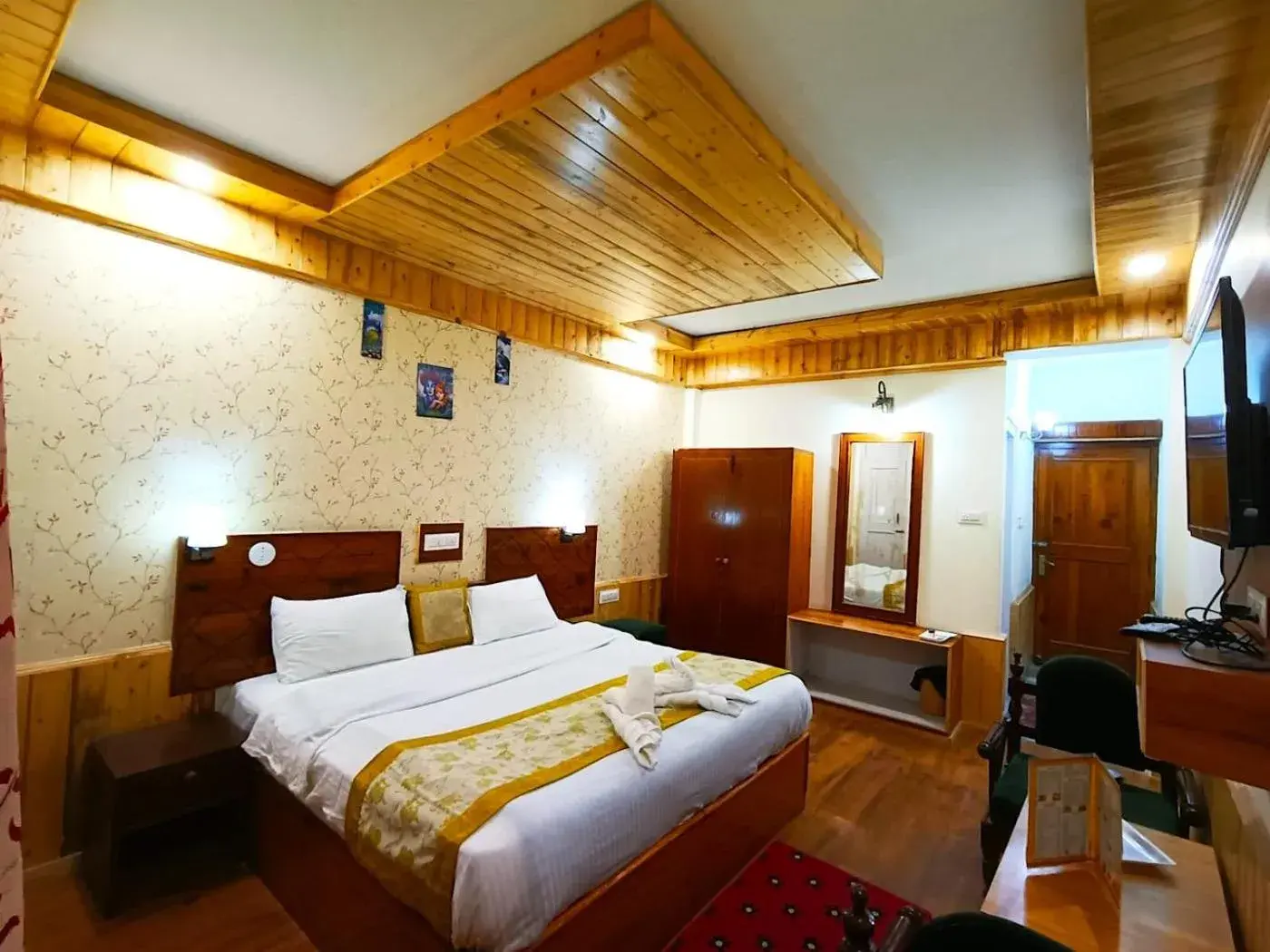 Bed in CS Shhandella Hotel Bed in CS Shhandella Hotel