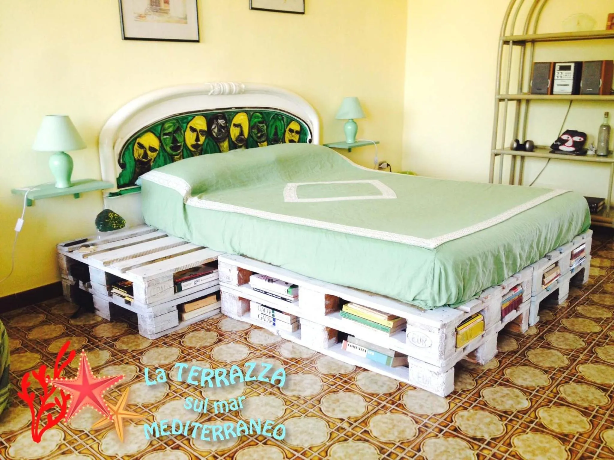 Double Room with Private External Bathroom in La Terrazza Sul Mar Mediterraneo
