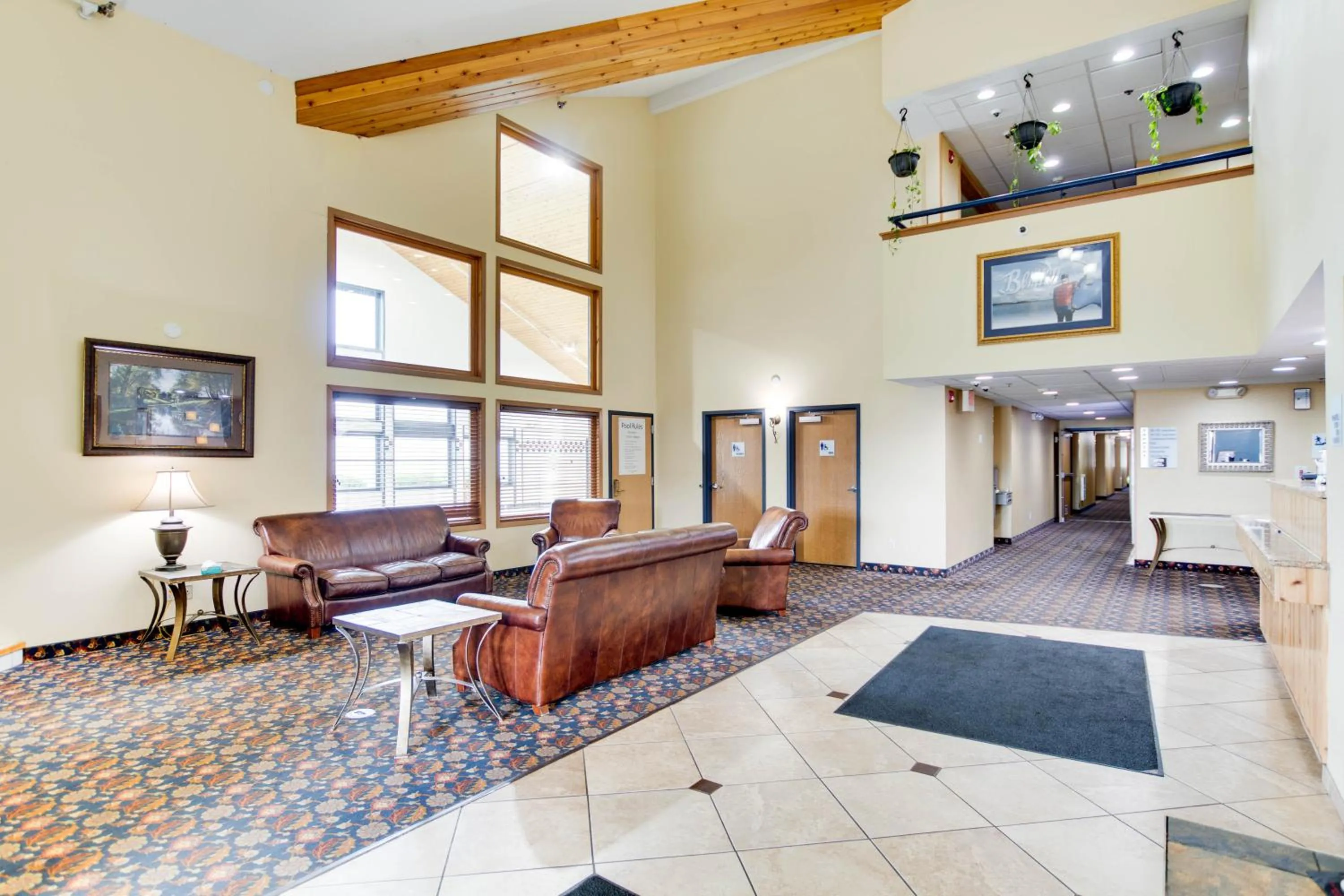 Lobby or reception in Hotel Bemidji