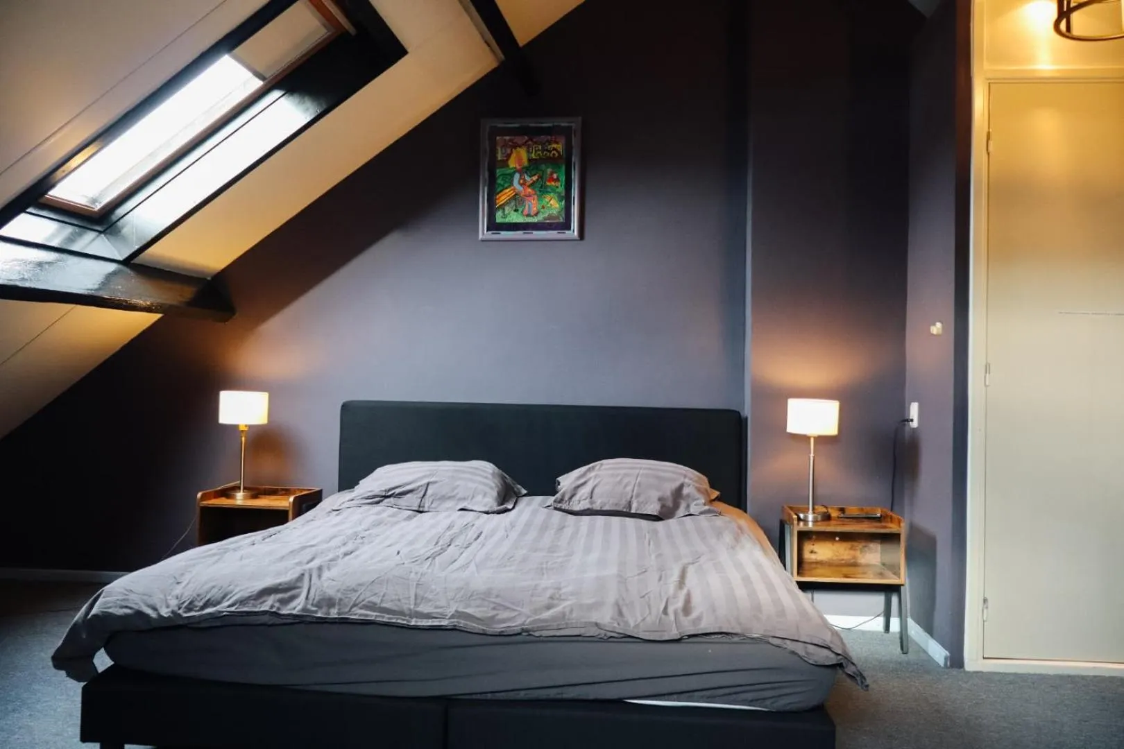 Bed in Hotel Brasserie de Kroon