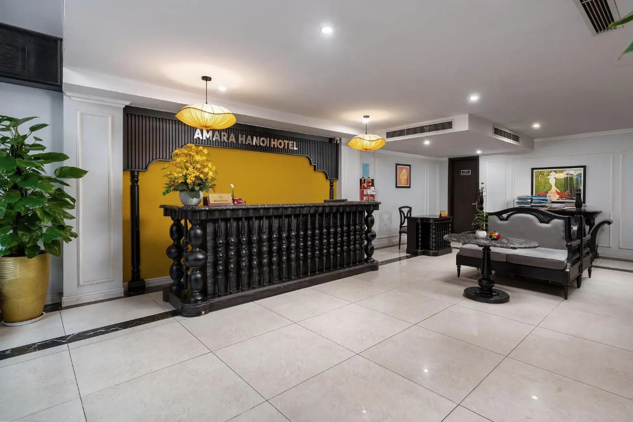 Lobby or reception in Amara Hanoi Hotel and Spa Lobby or reception in Amara Hanoi Hotel and Spa