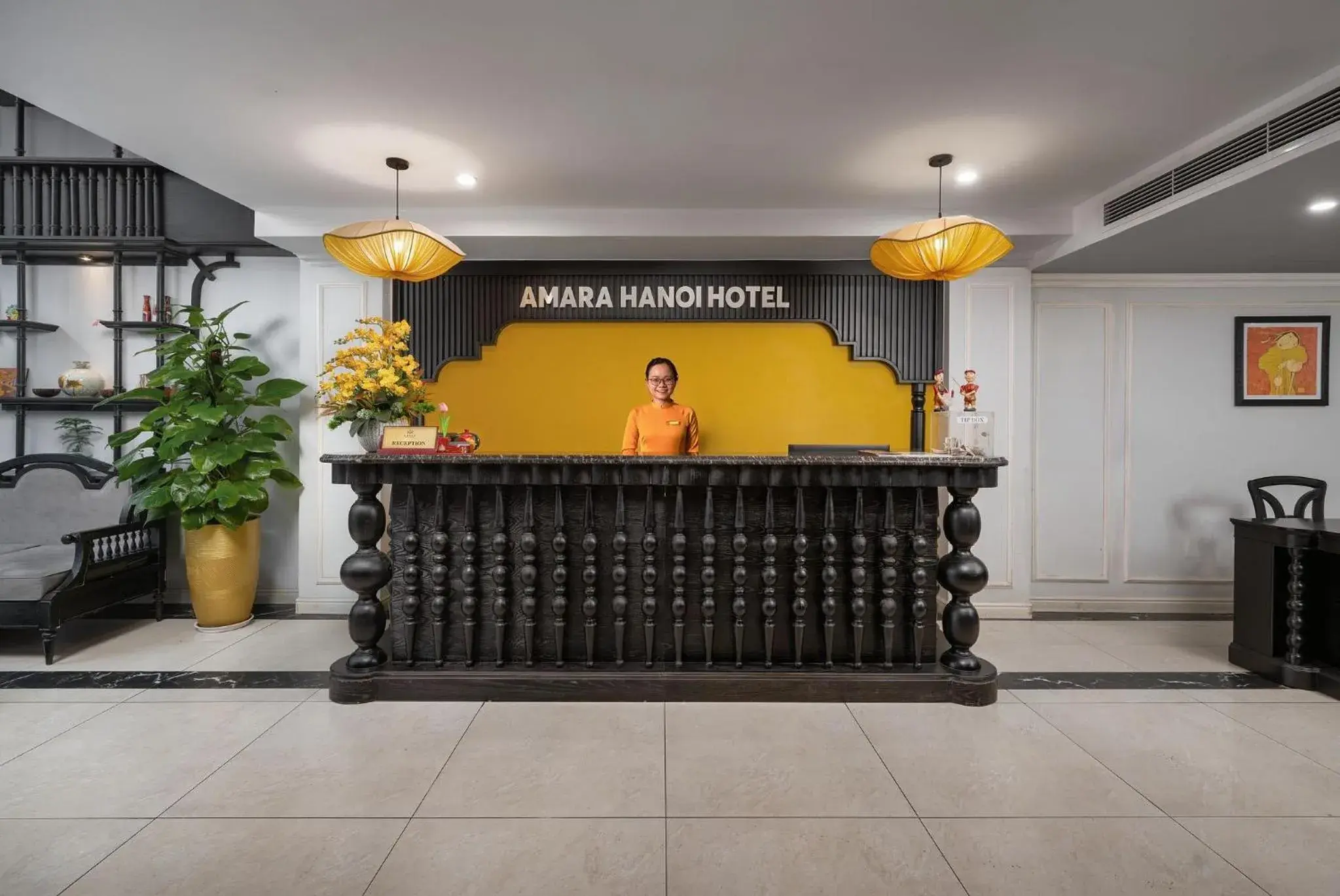 Lobby or reception in Amara Hanoi Hotel and Spa Lobby or reception in Amara Hanoi Hotel and Spa