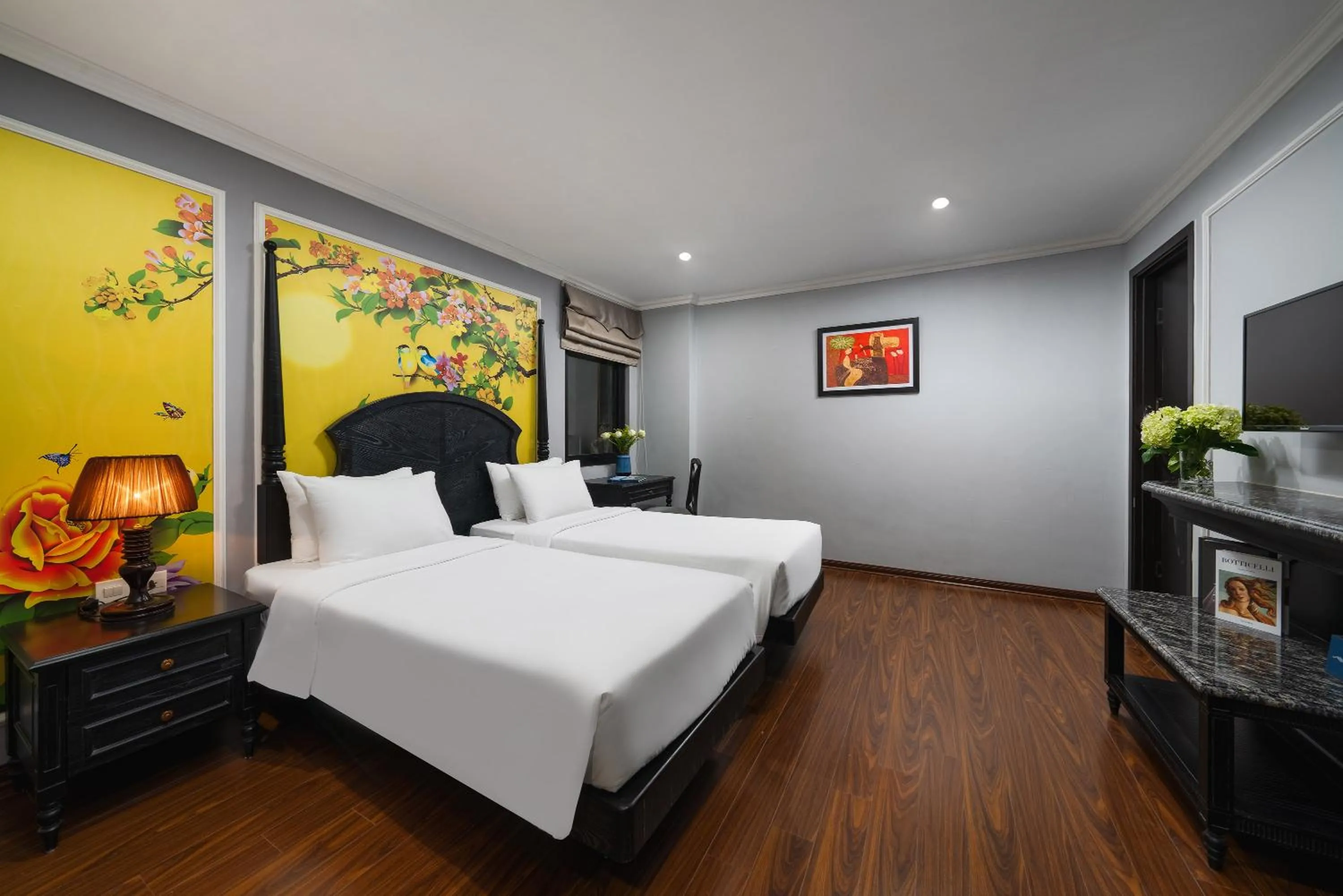 Bed in Amara Hanoi Hotel and Spa