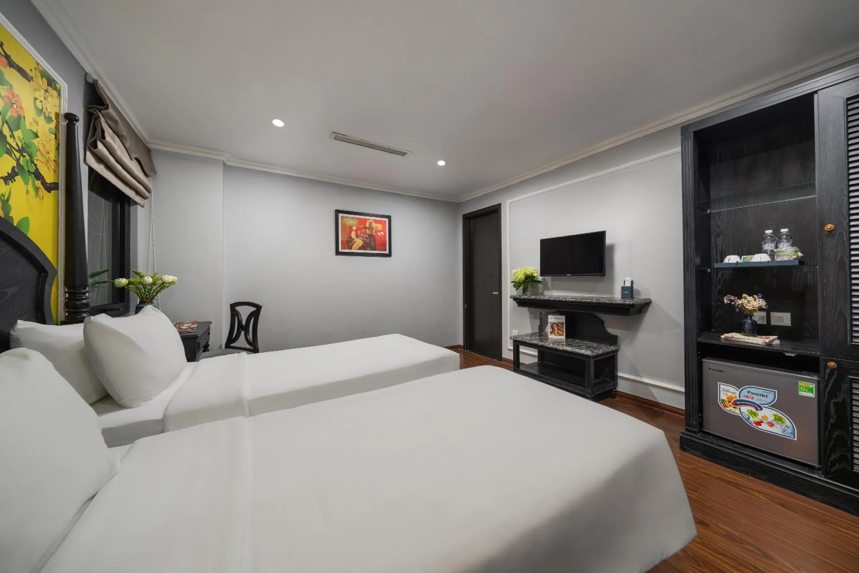 Photo of the whole room, Bed in Amara Hanoi Hotel and Spa