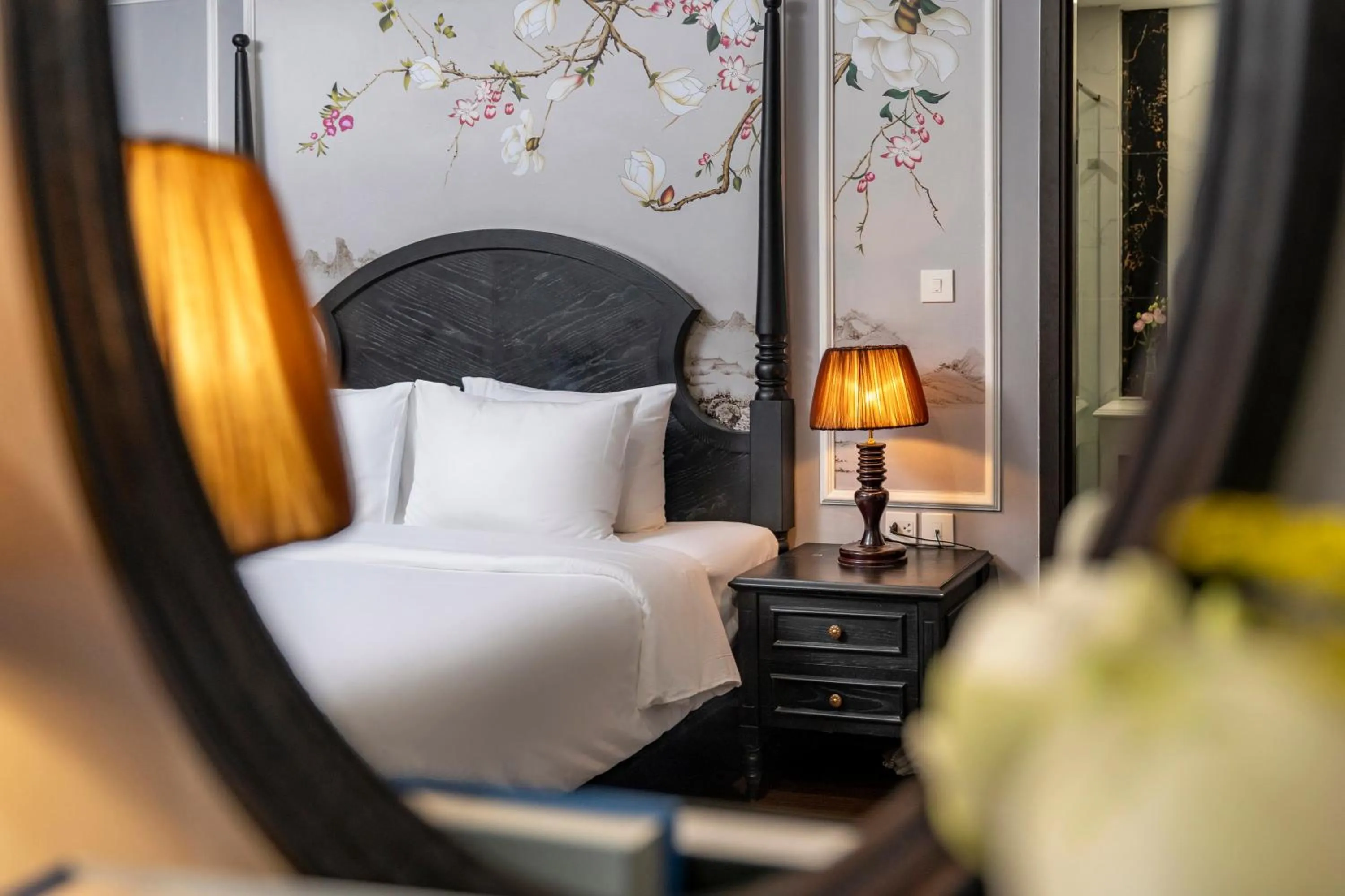 Bed in Amara Hanoi Hotel and Spa