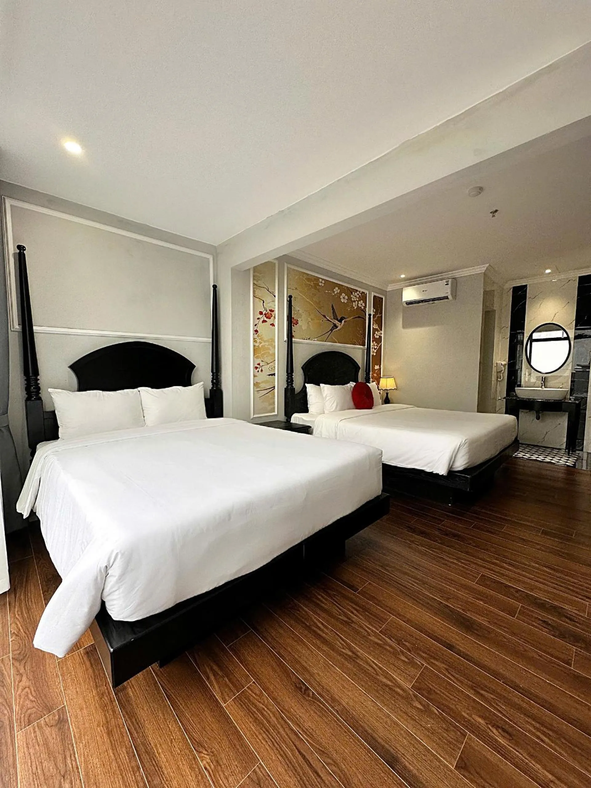 Bed in Amara Hanoi Hotel and Spa