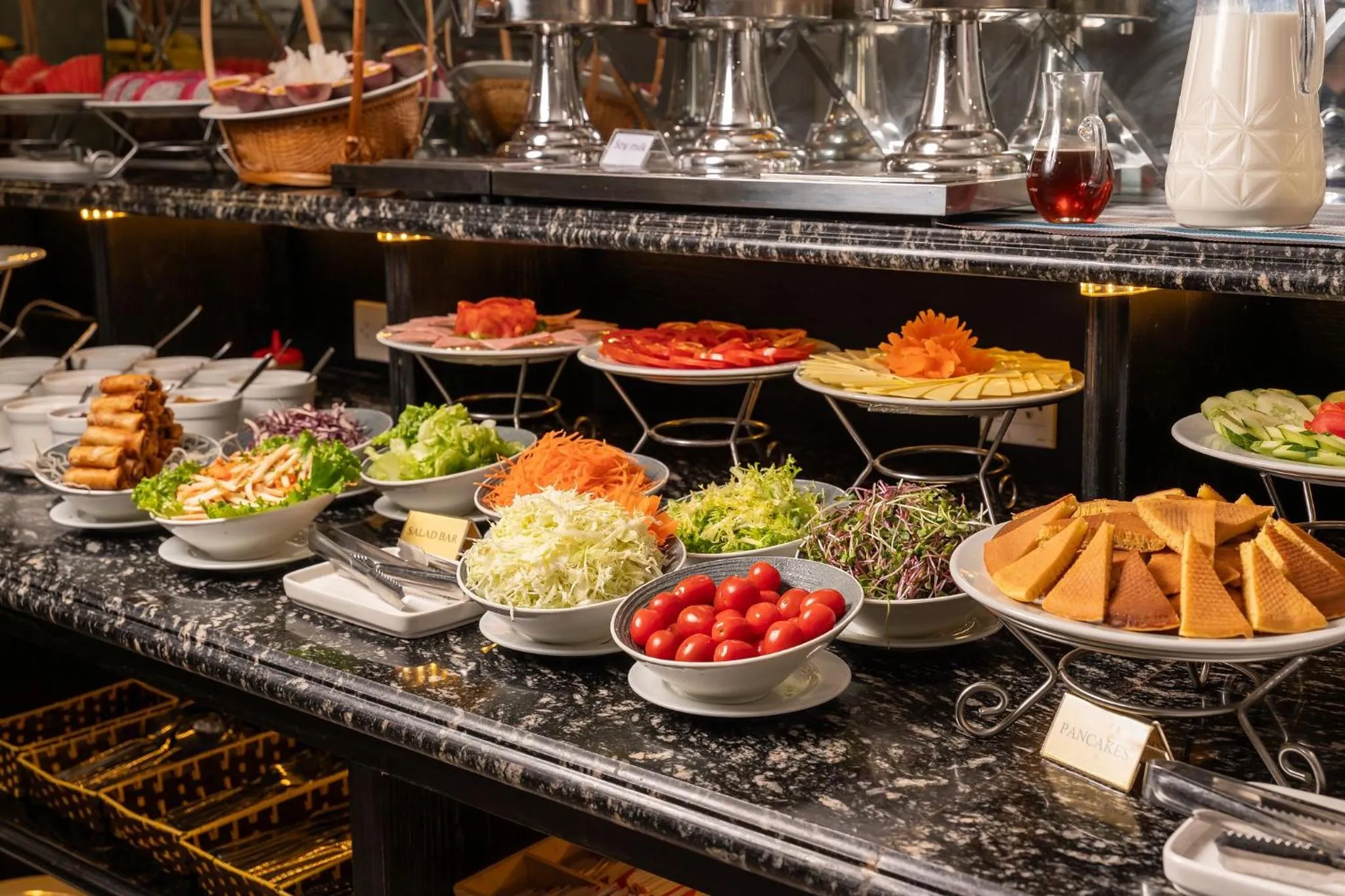 Buffet breakfast in Amara Hanoi Hotel and Spa