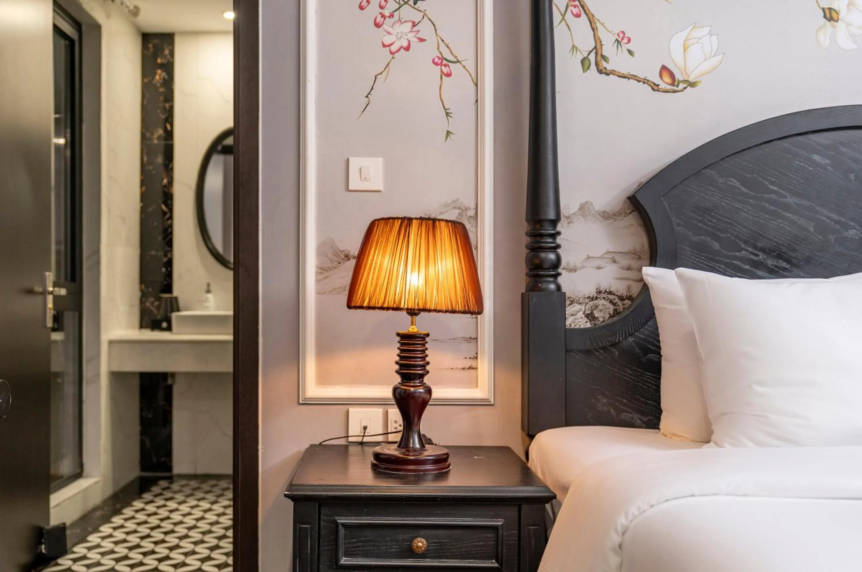 Bed in Amara Hanoi Hotel and Spa