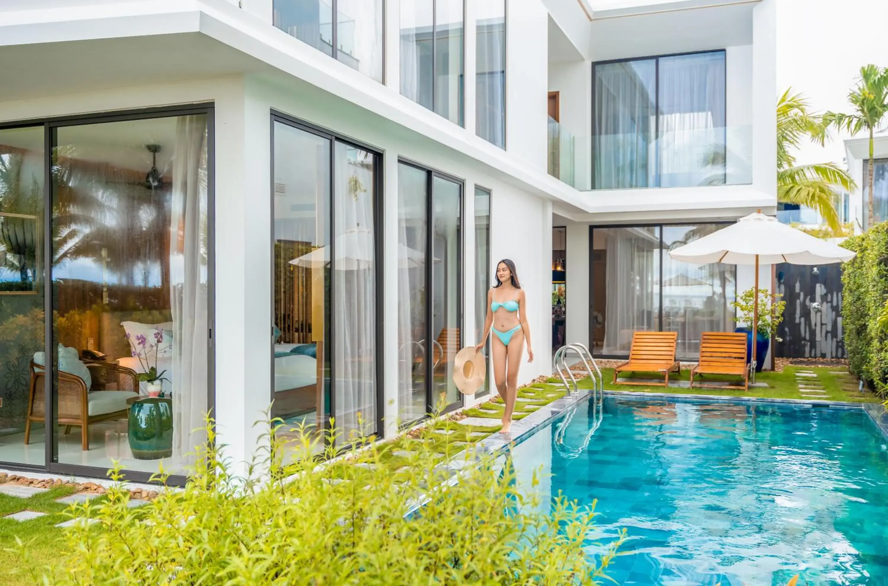 Swimming pool in Hoi An Royal Beachfront Villas Swimming pool in Hoi An Royal Beachfront Villas