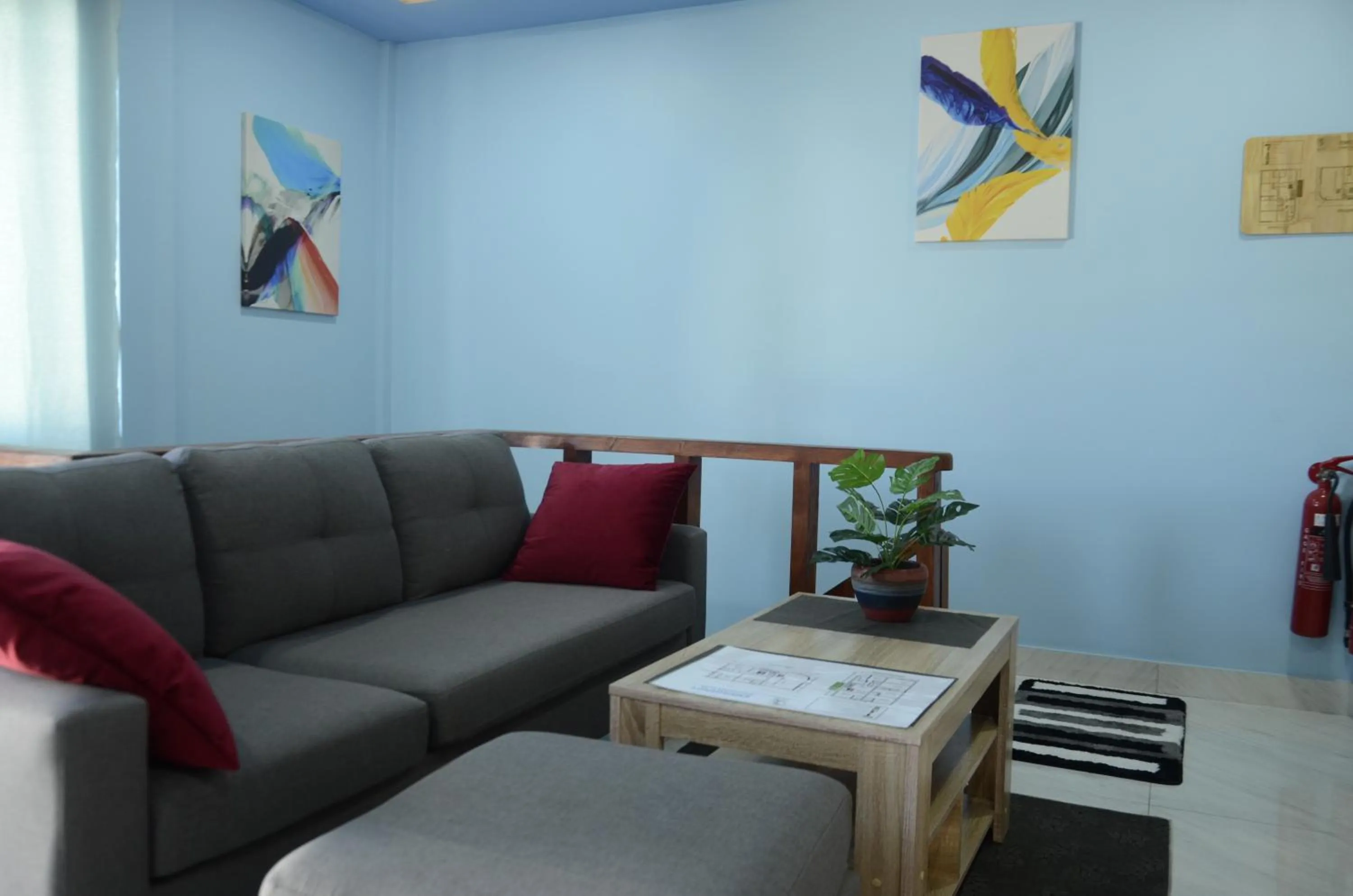 Seating area in Isle inn {Fuvahmulah)