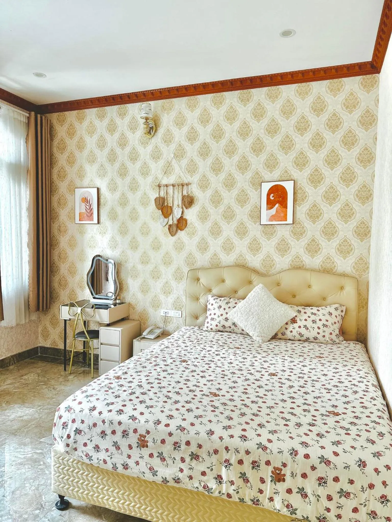 Seating area, Bed in Xing City Hotel Dalat