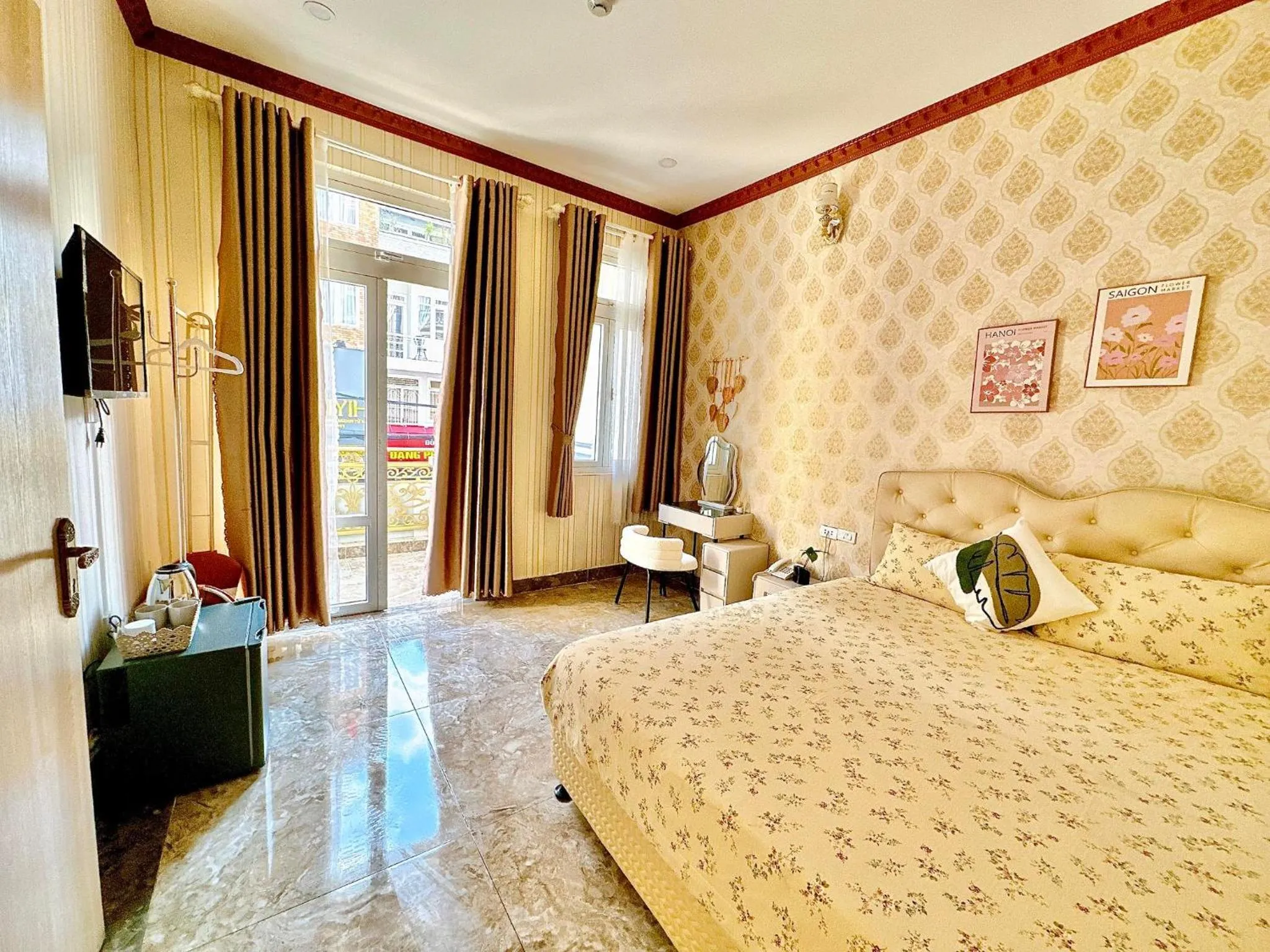 Bed in Xing City Hotel Dalat