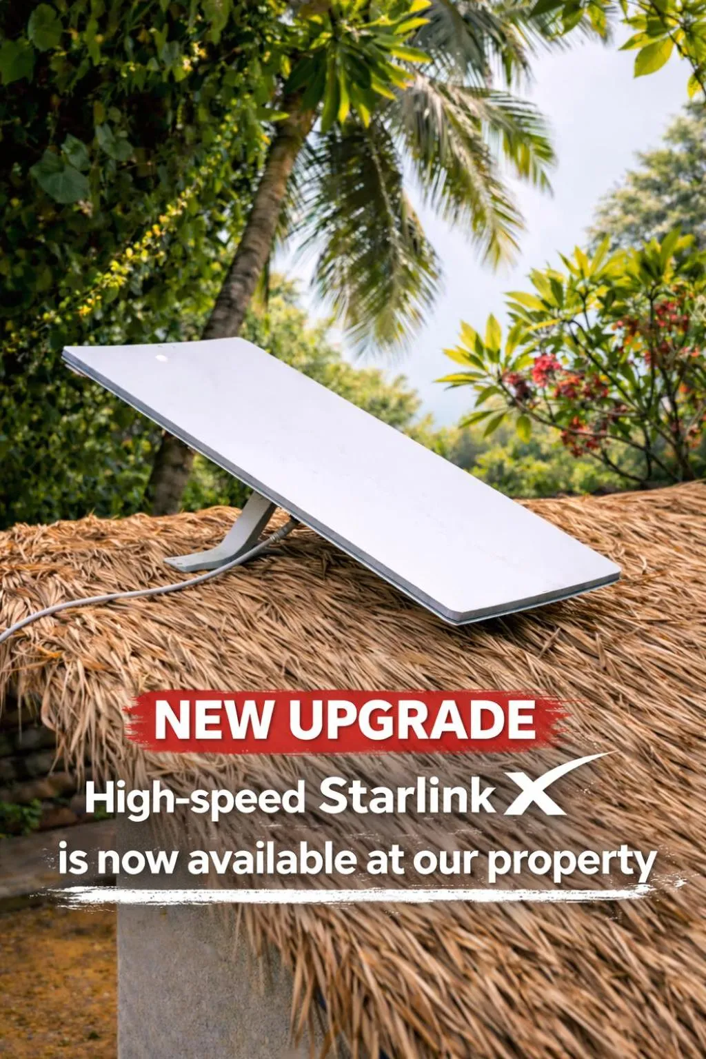 internet in The Confidential Mandalika - Sea Front Hotel - New Starlink 70Mbps WiFi - Free Gym Access