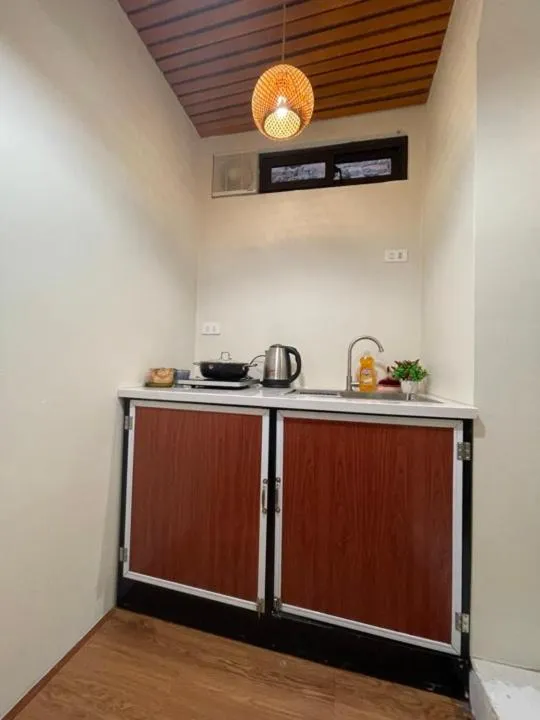 Kitchen or kitchenette in Laca Homestay