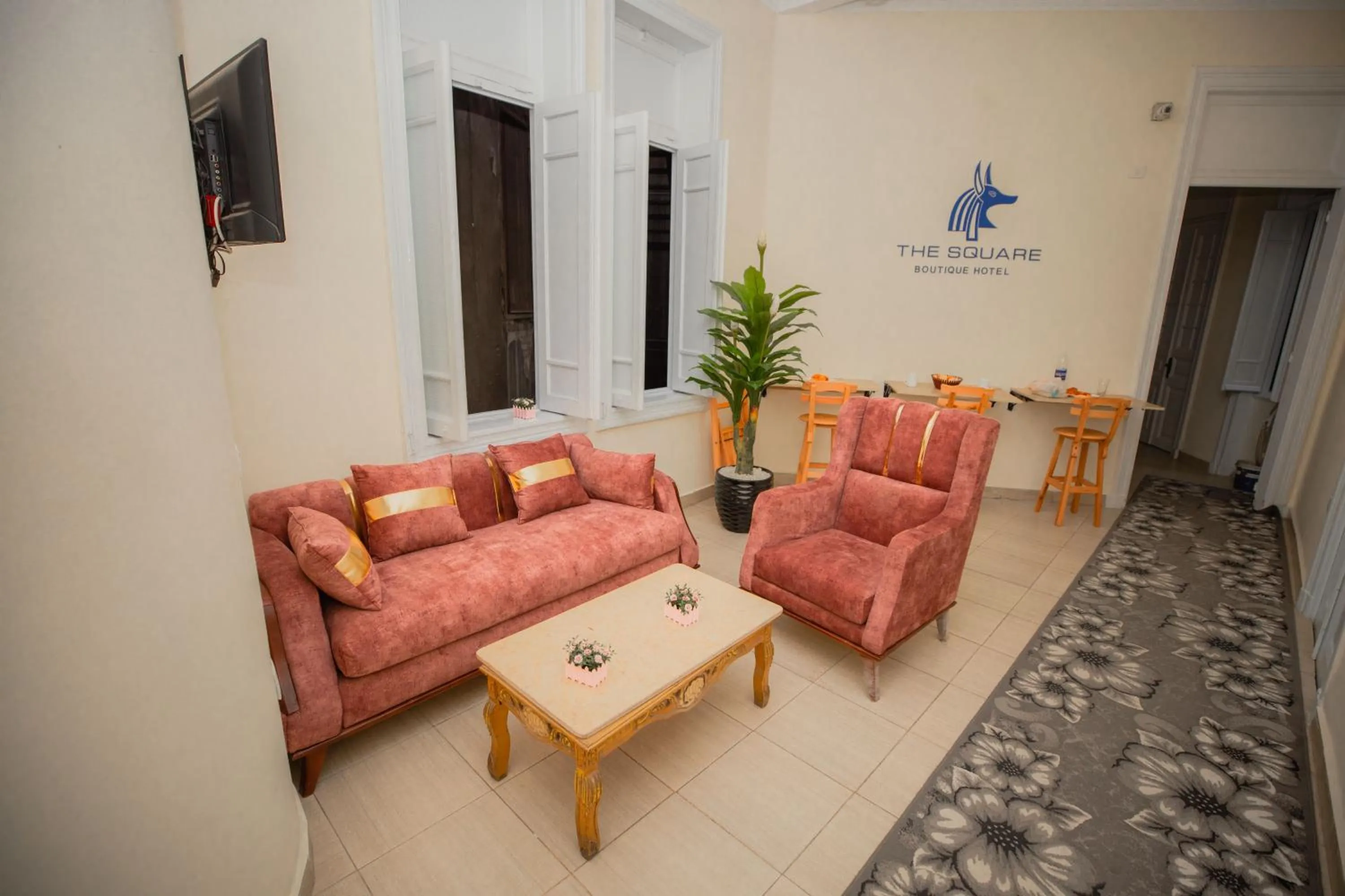 Dining area in The Square Boutique Hotel
