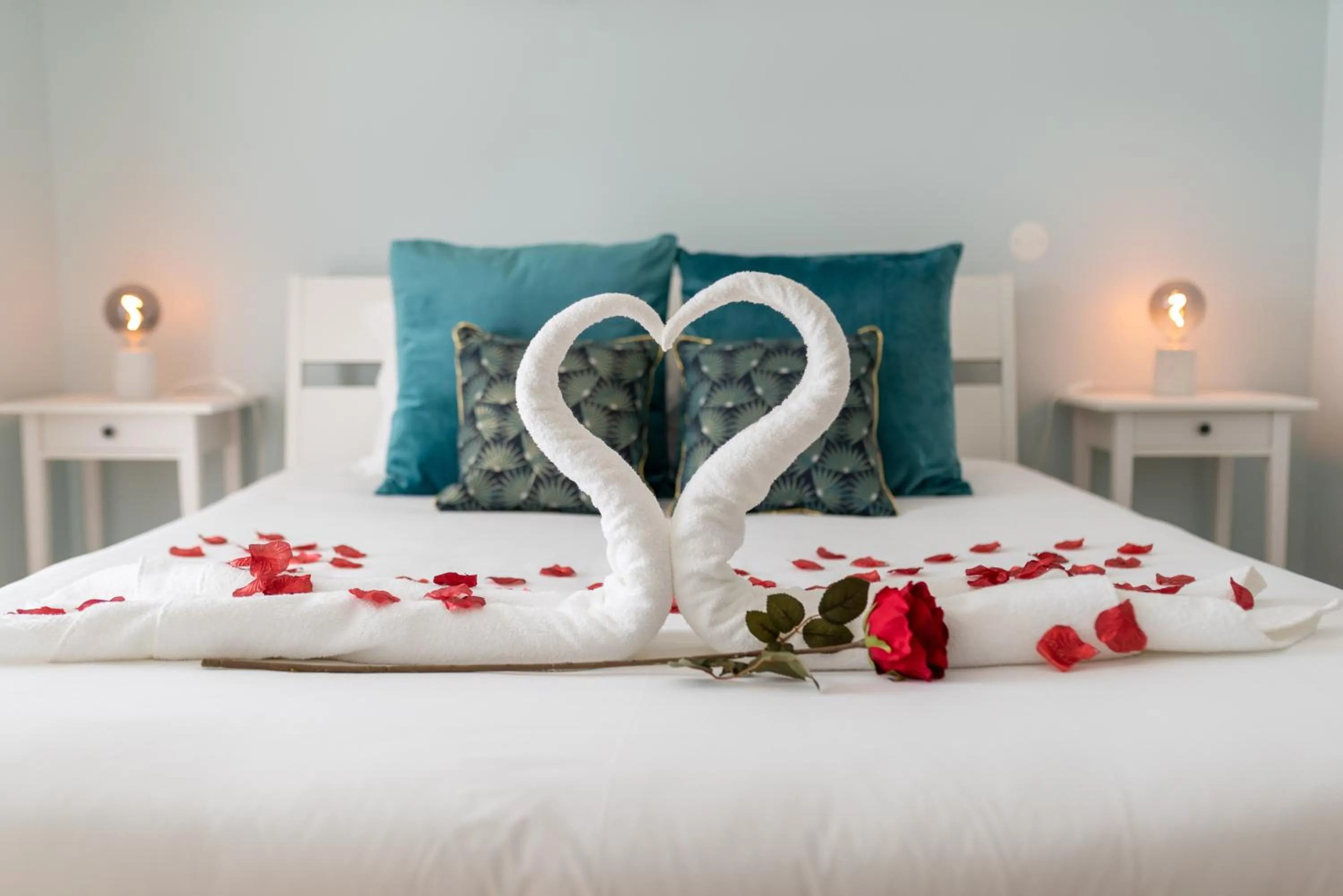 Bed in Fika Guest House