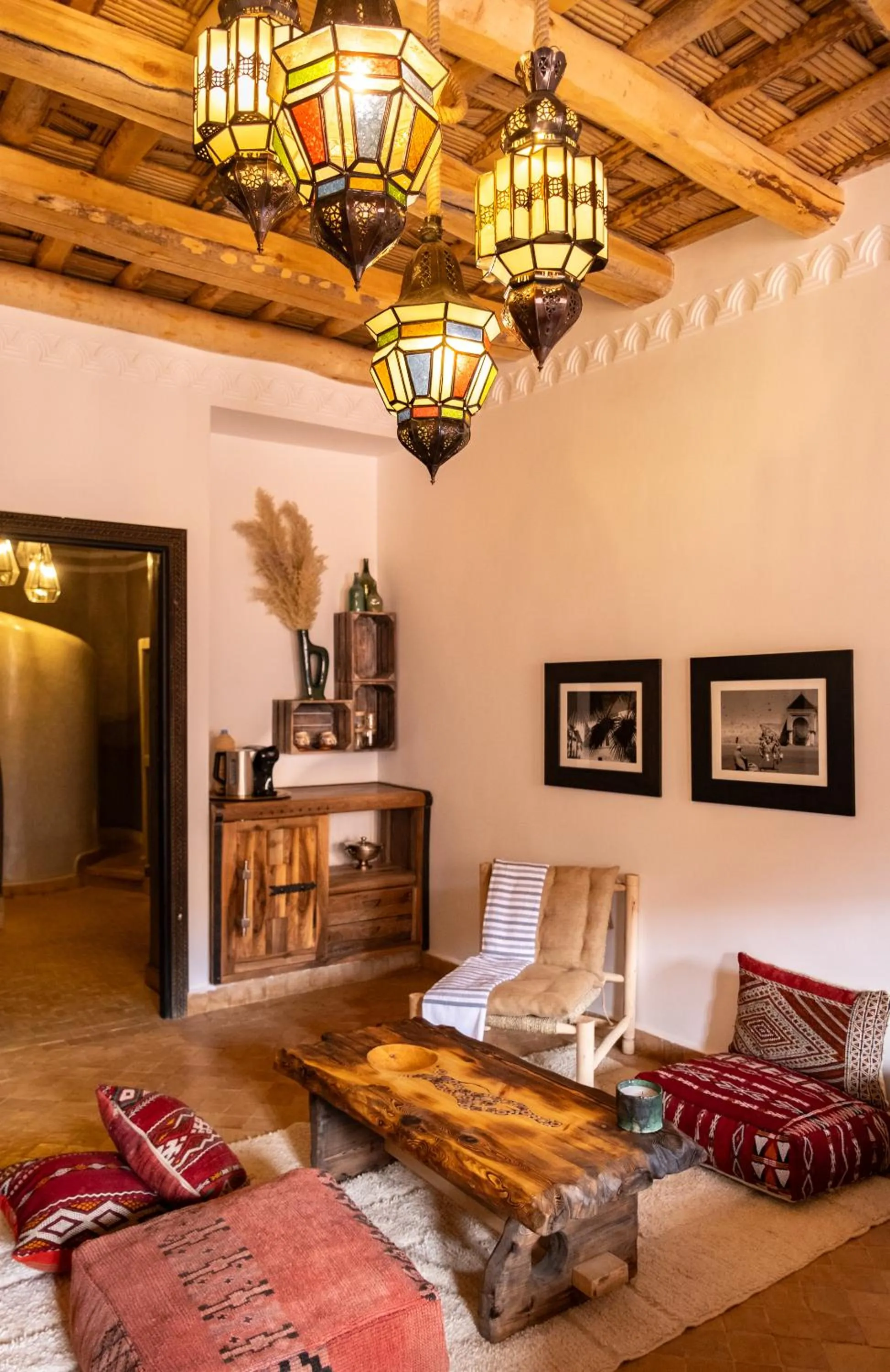 Seating area in Eden Boutique Hotel