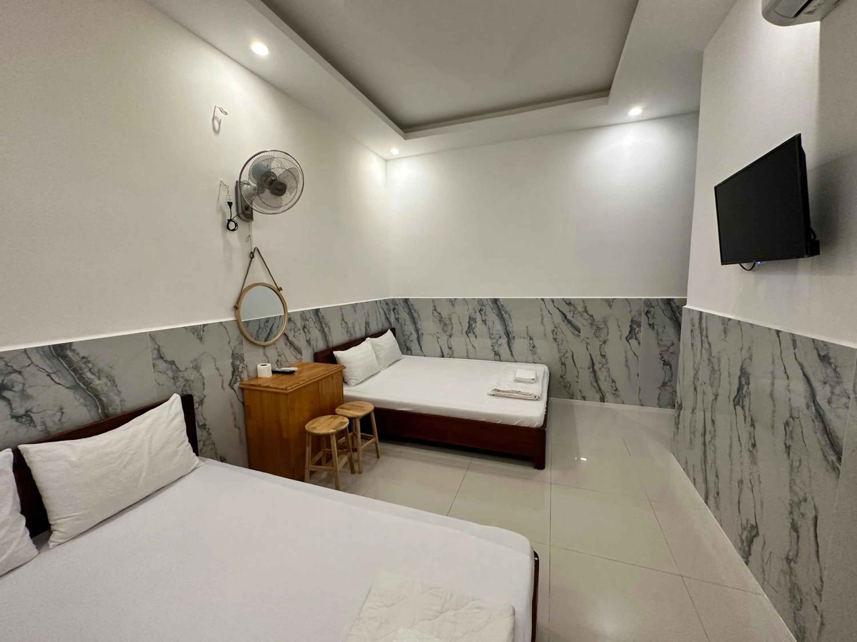 Bed in Anh Thư Motel
