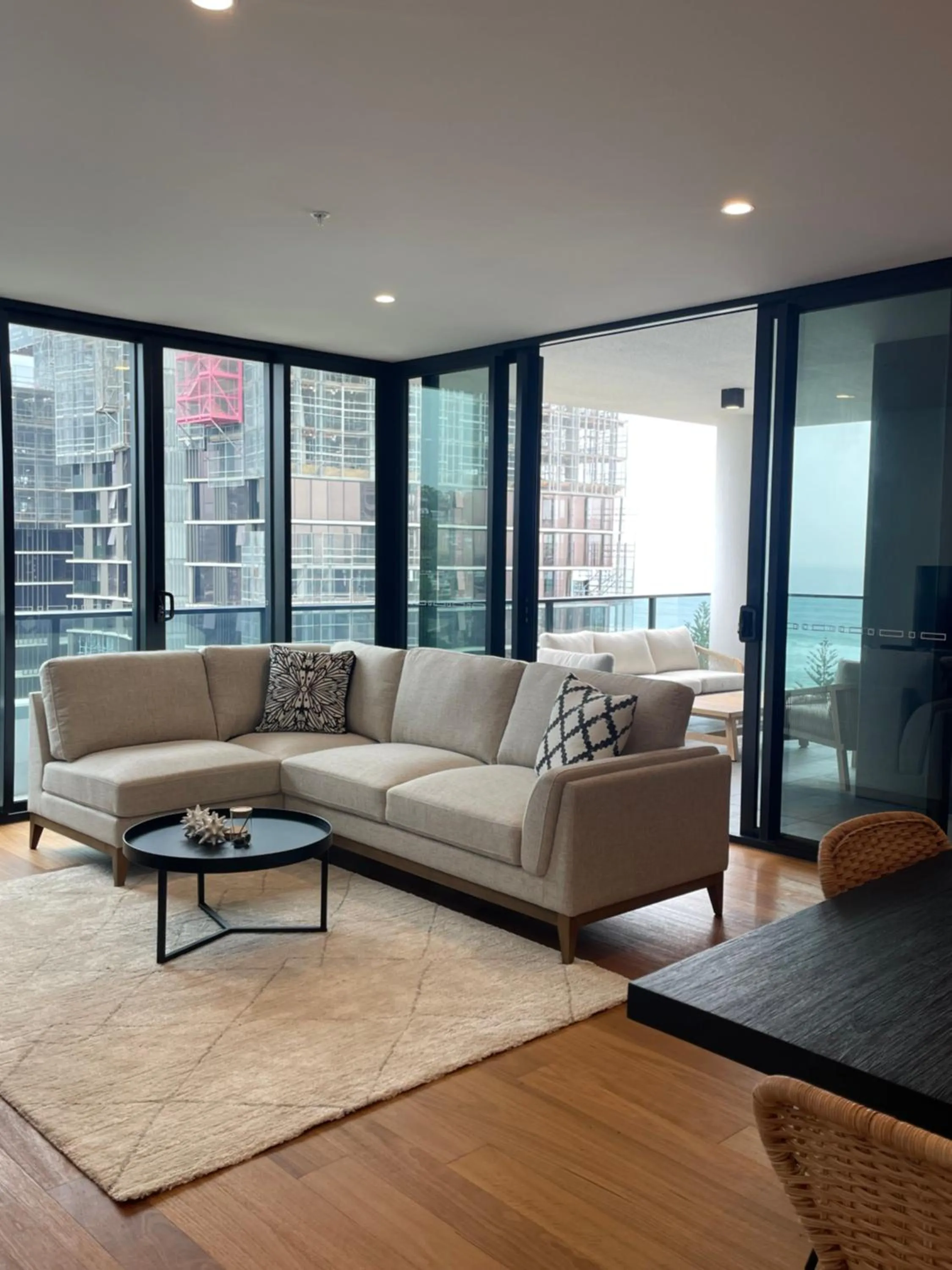 Living room in Boardwalk Burleigh Beach Best Location