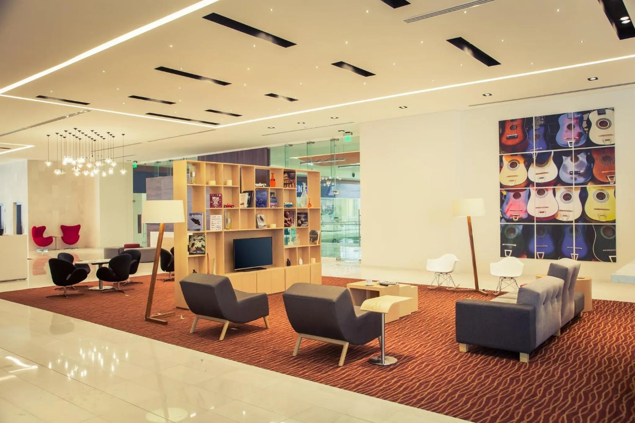 Lobby or reception in Fiesta Inn Plaza Central Aeropuerto