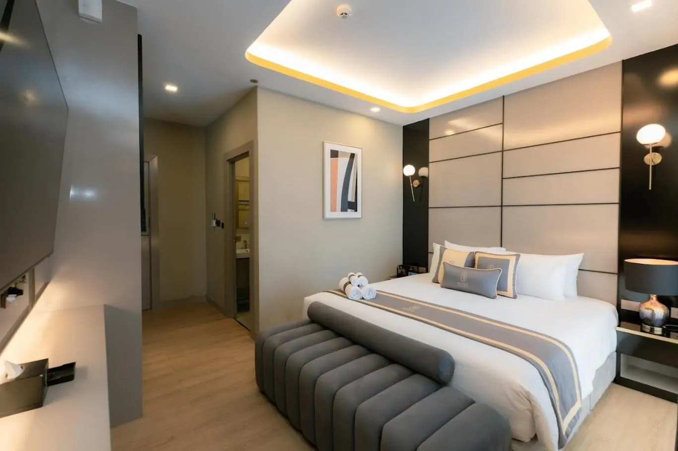 Bed in Bestier Hotel Hatyai