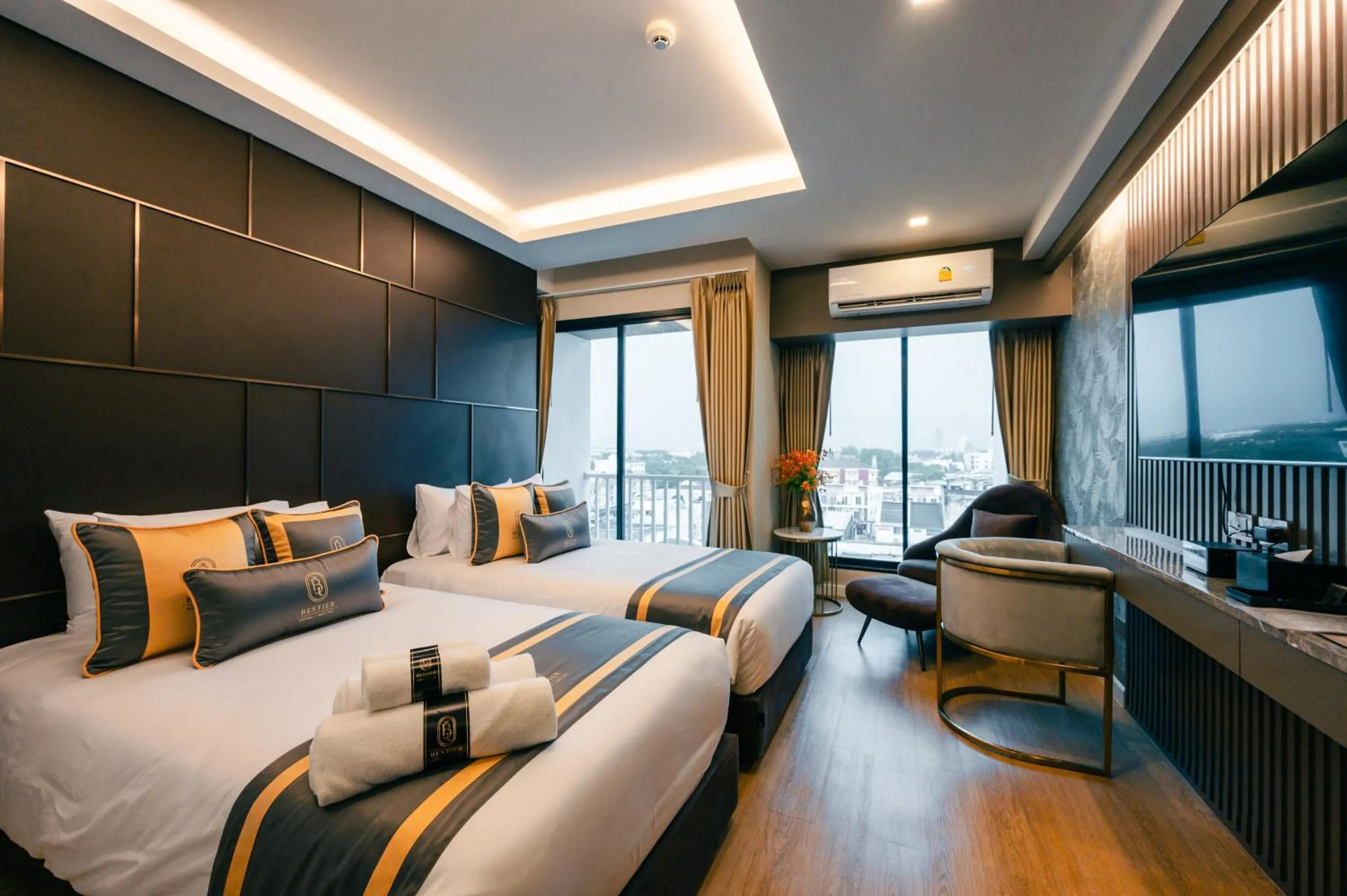 Bed in Bestier Hotel Hatyai