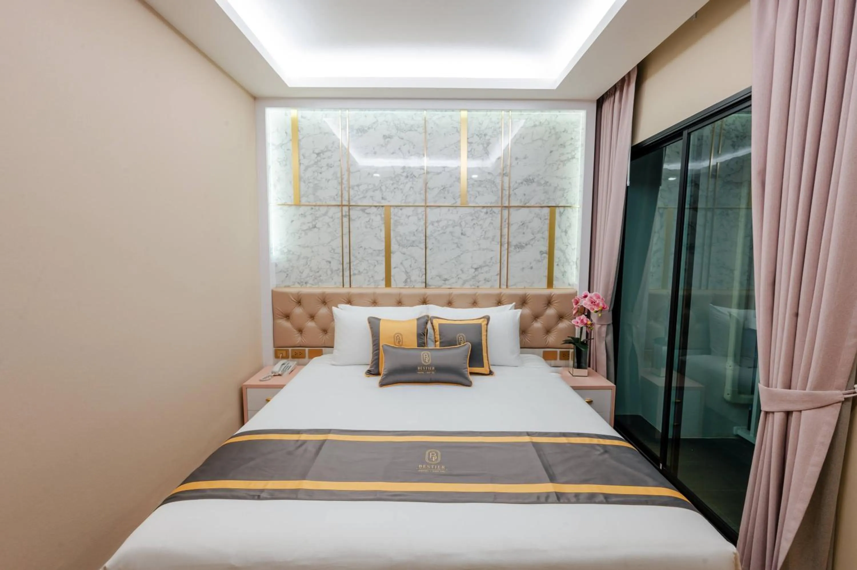 Bed in Bestier Hotel Hatyai