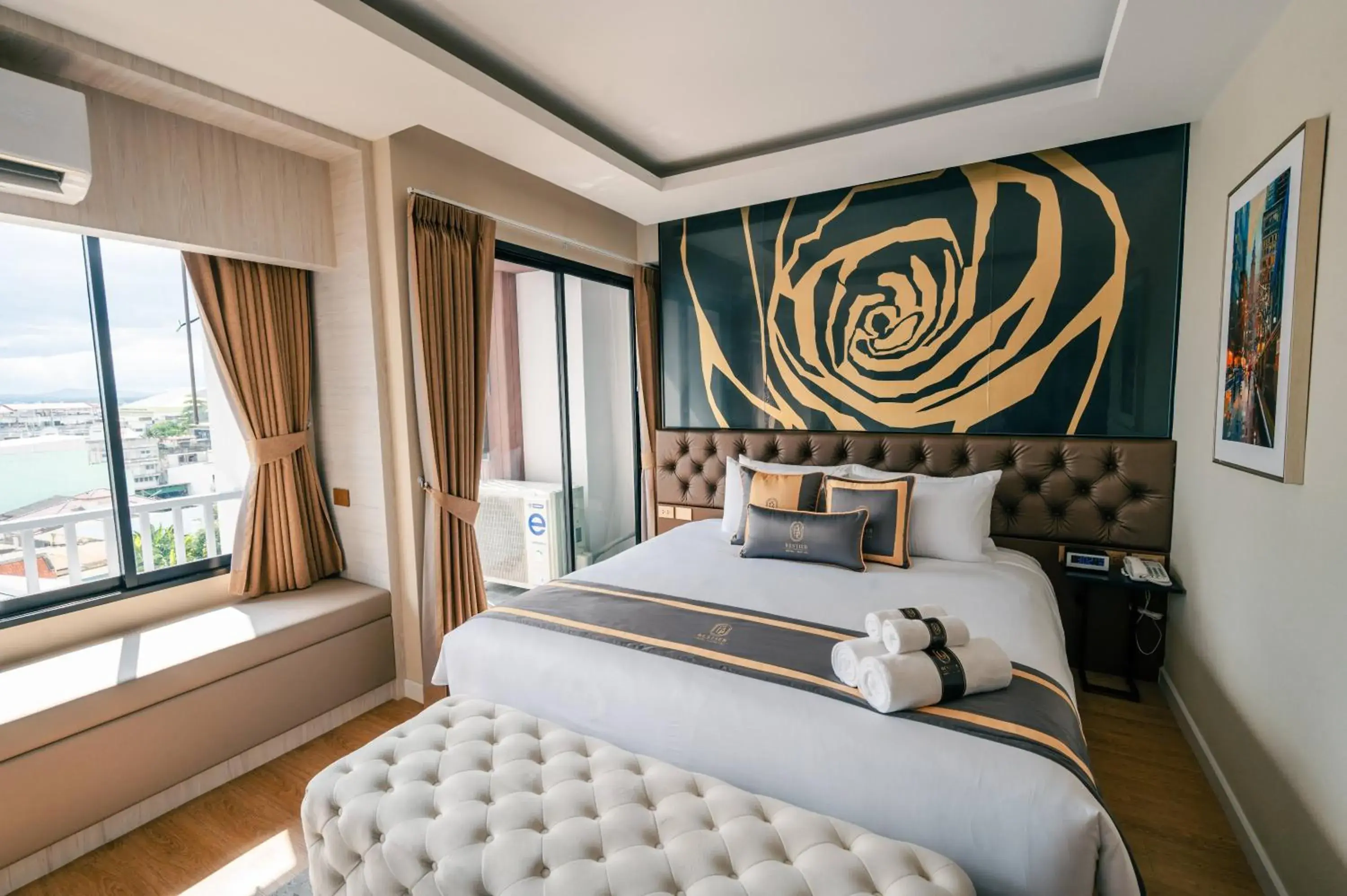 Bed in Bestier Hotel Hatyai Bed in Bestier Hotel Hatyai