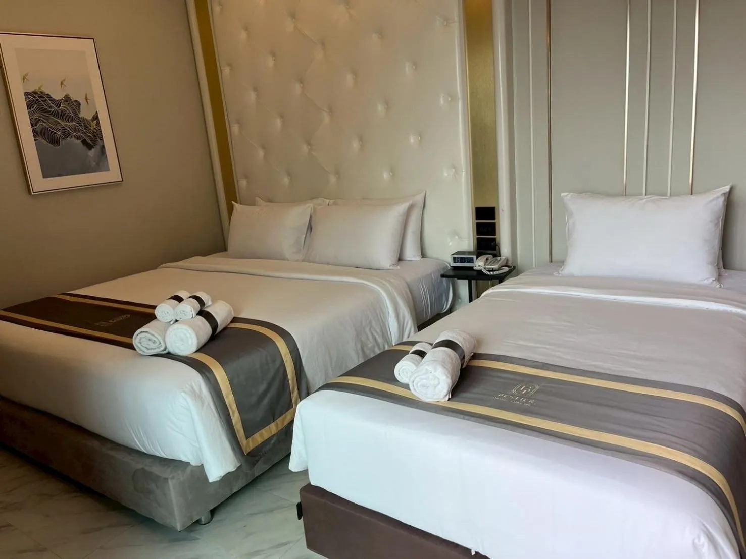 Bed in Bestier Hotel Hatyai