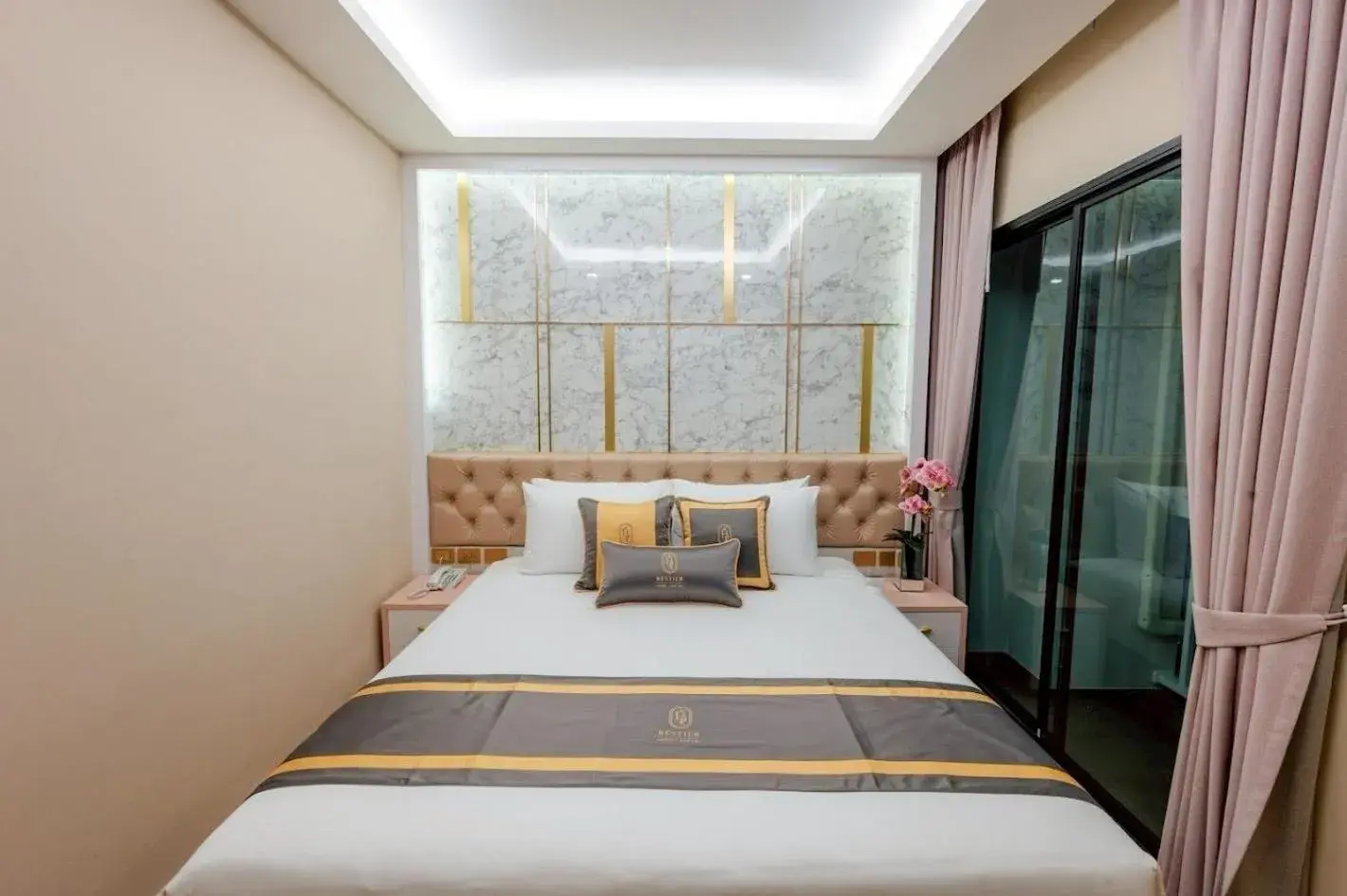 Bed in Bestier Hotel Hatyai Bed in Bestier Hotel Hatyai