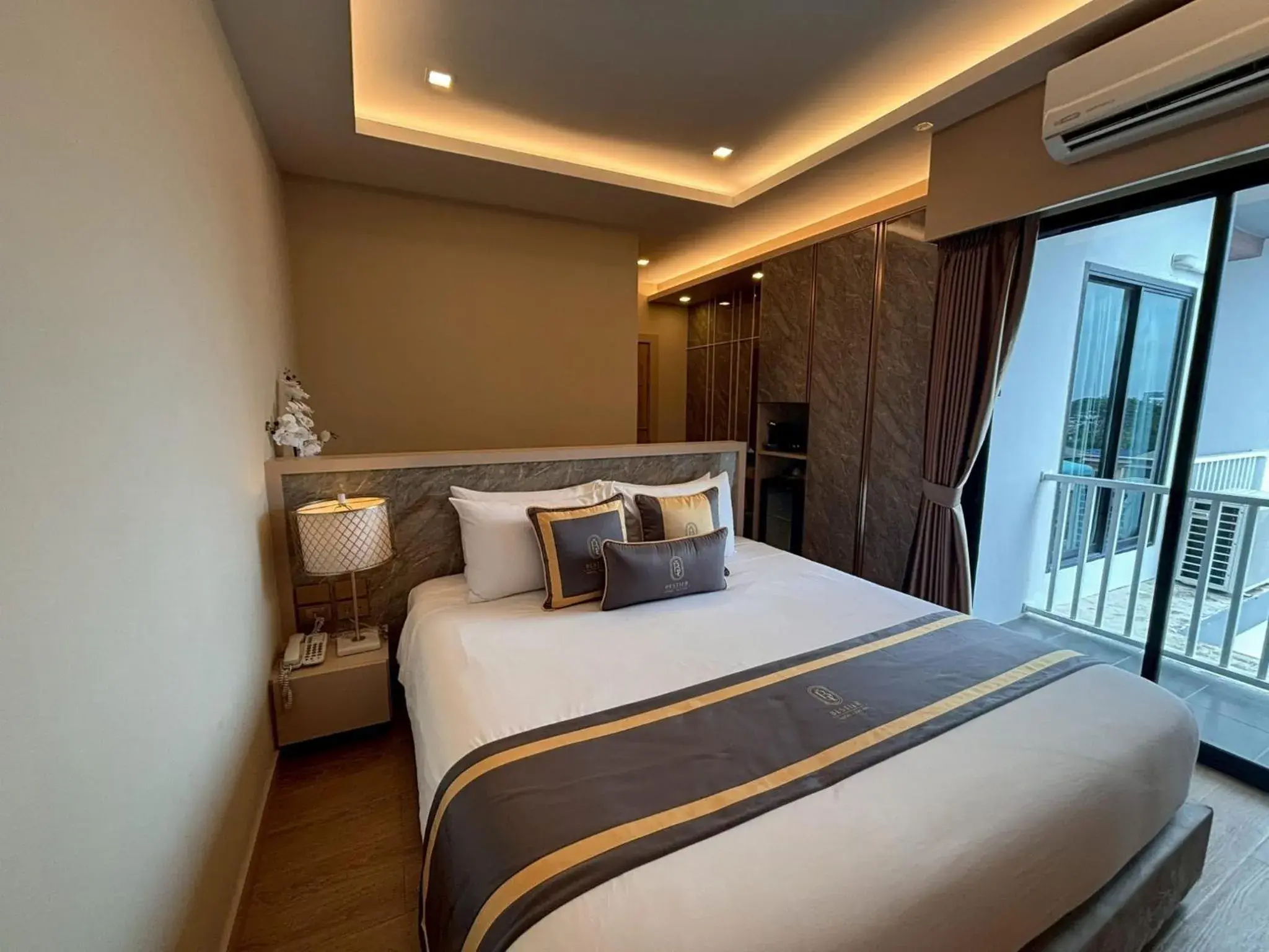 Bed in Bestier Hotel Hatyai Bed in Bestier Hotel Hatyai