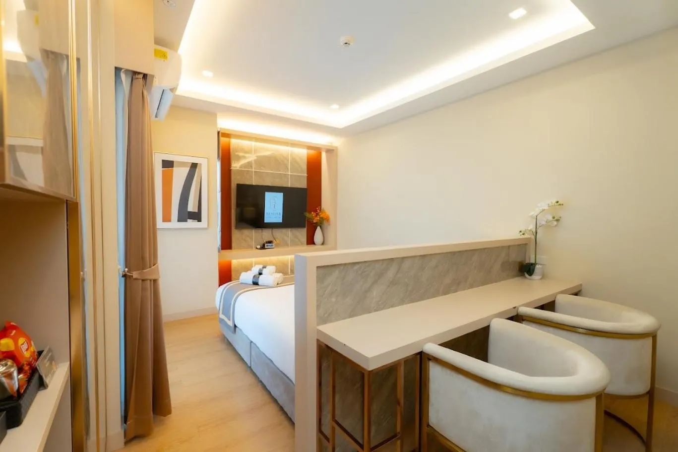 Bed in Bestier Hotel Hatyai