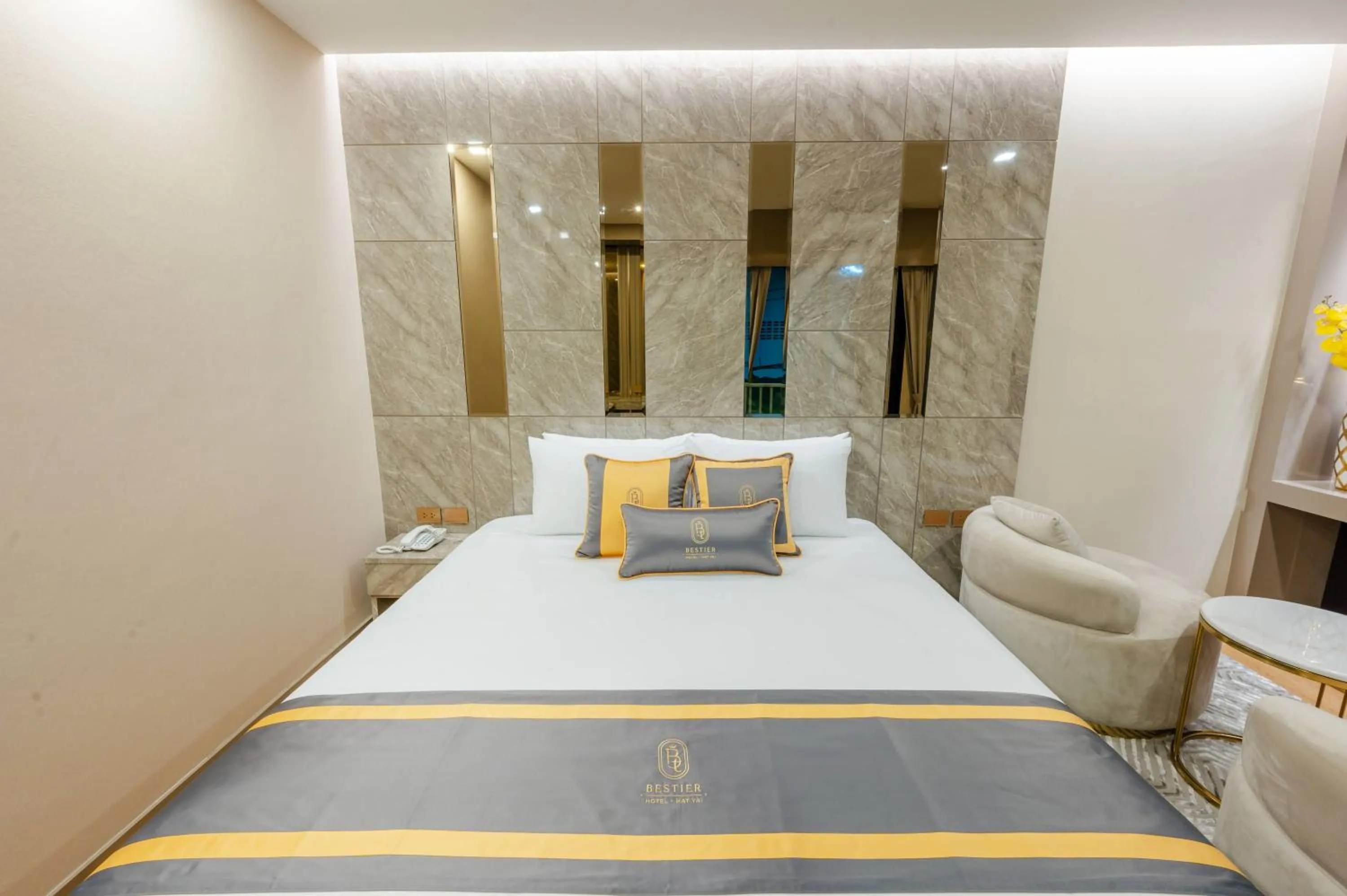 Bed in Bestier Hotel Hatyai