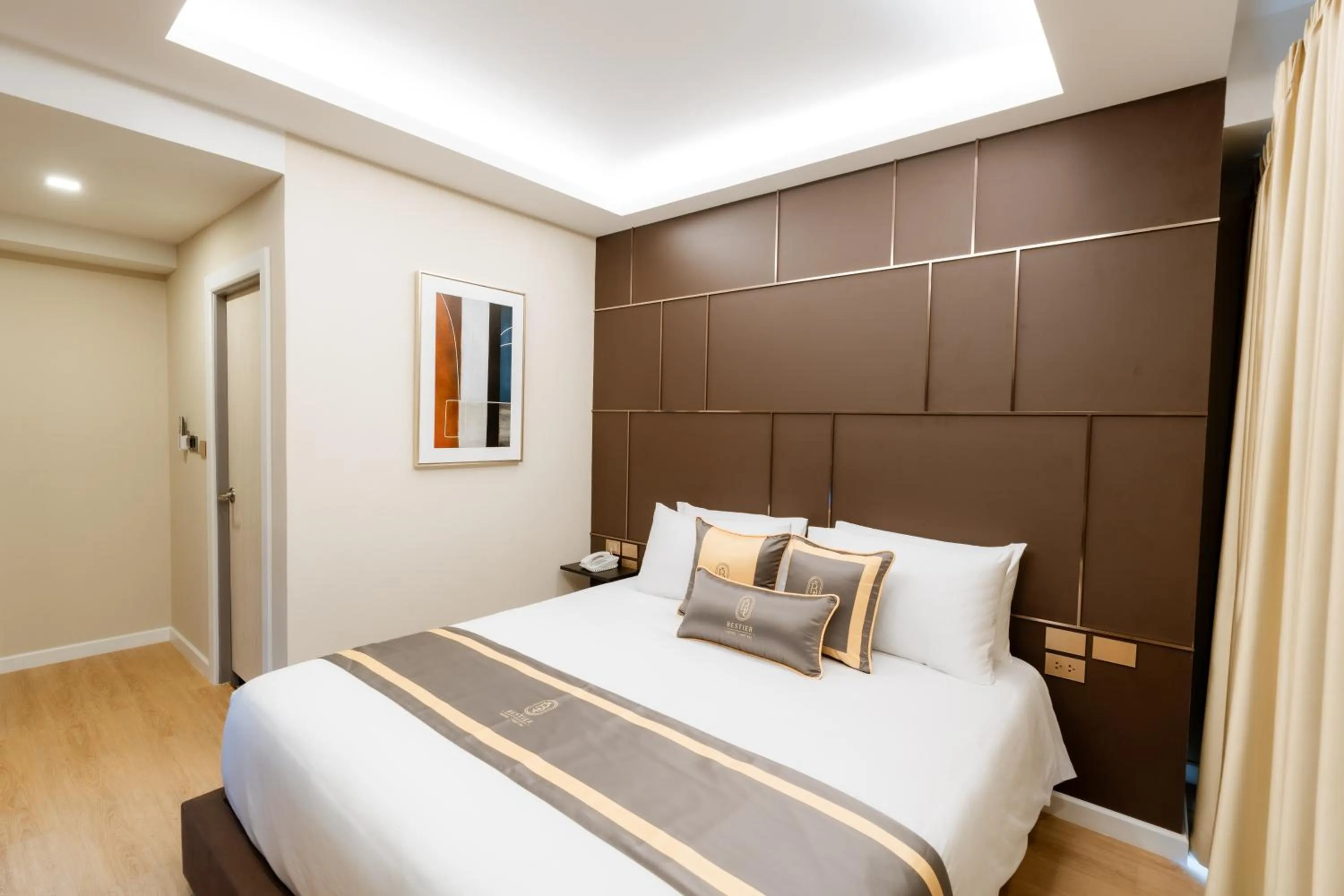 Bed in Bestier Hotel Hatyai