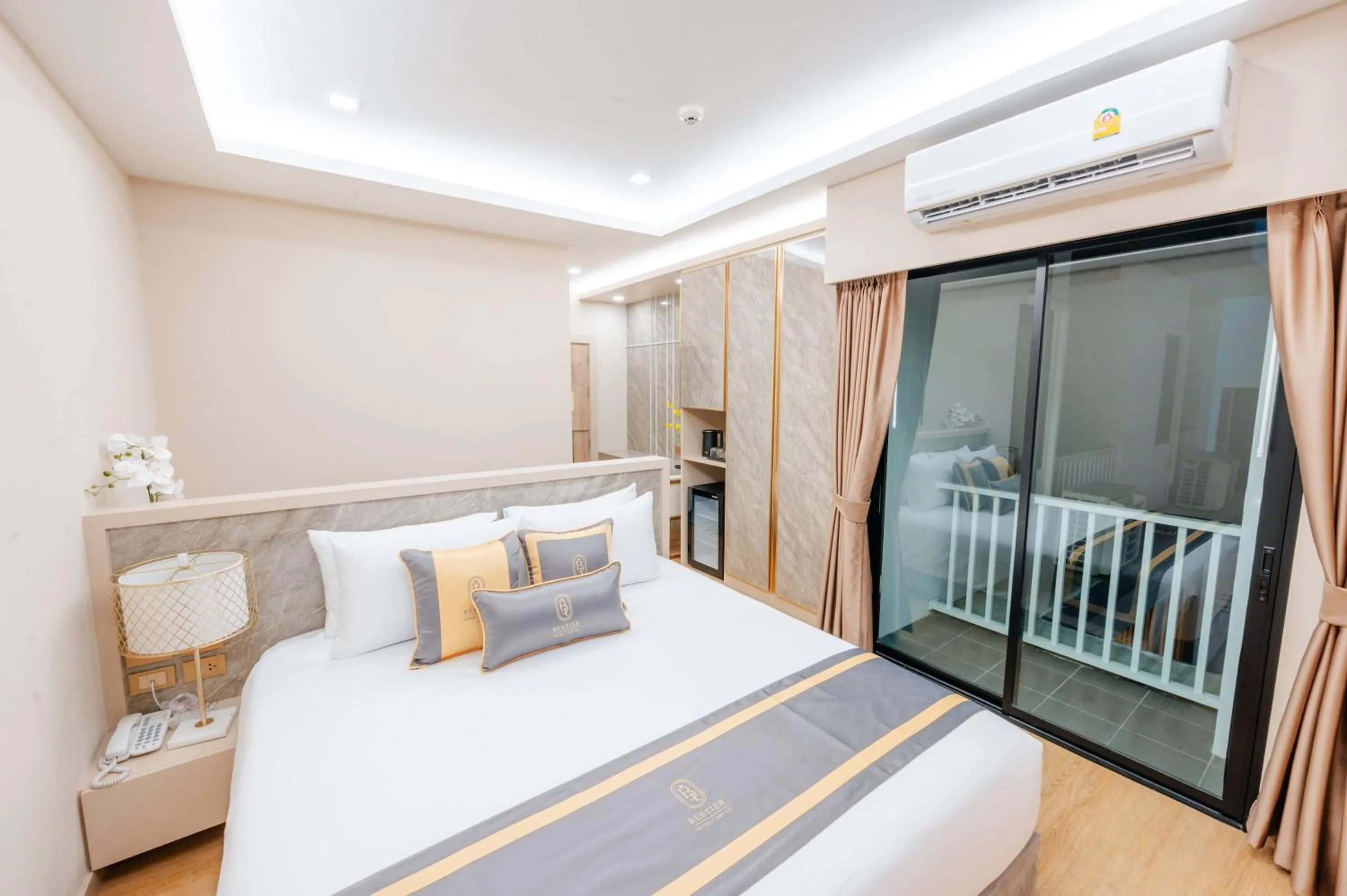 Bed in Bestier Hotel Hatyai