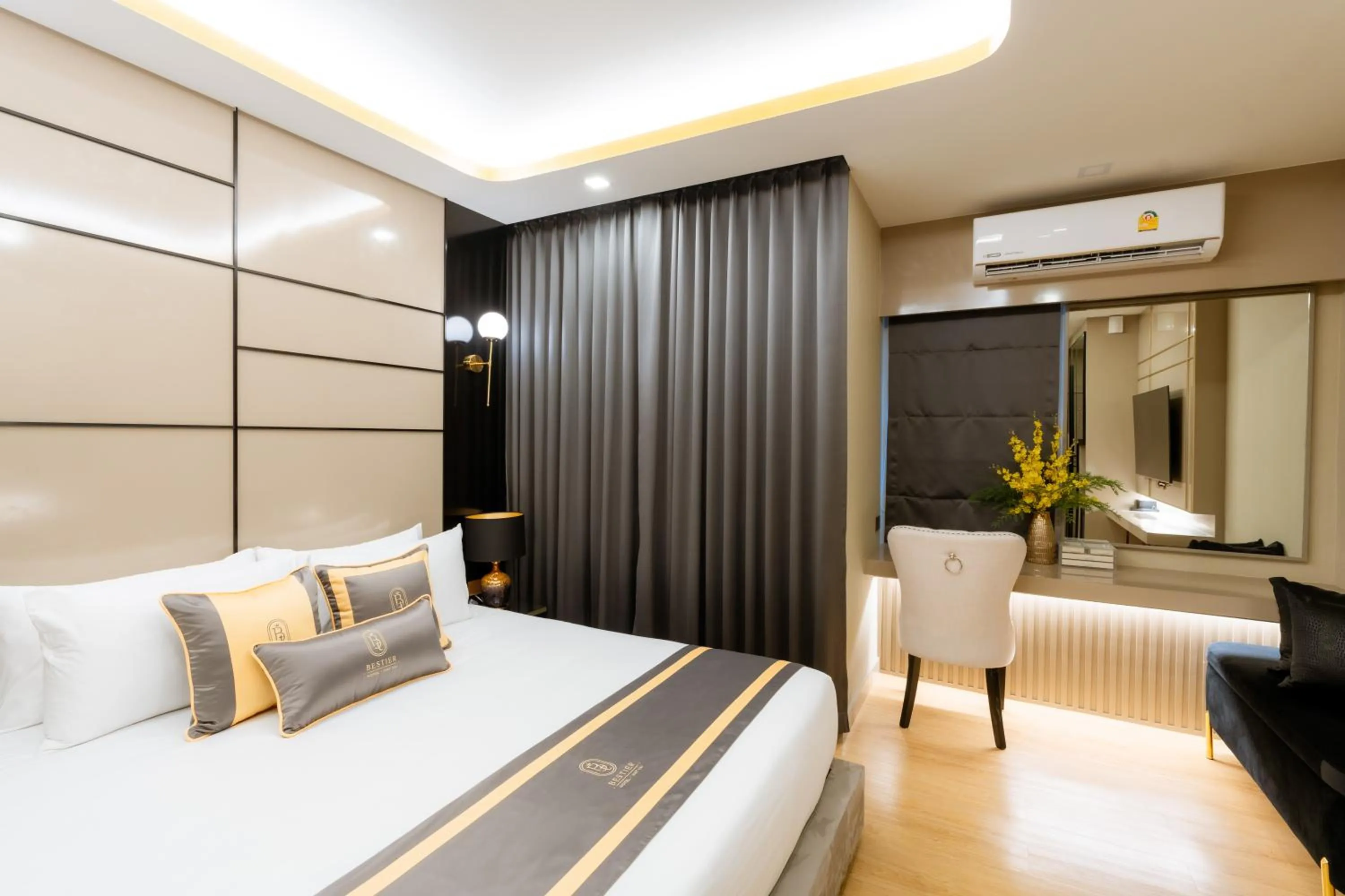 Bed in Bestier Hotel Hatyai