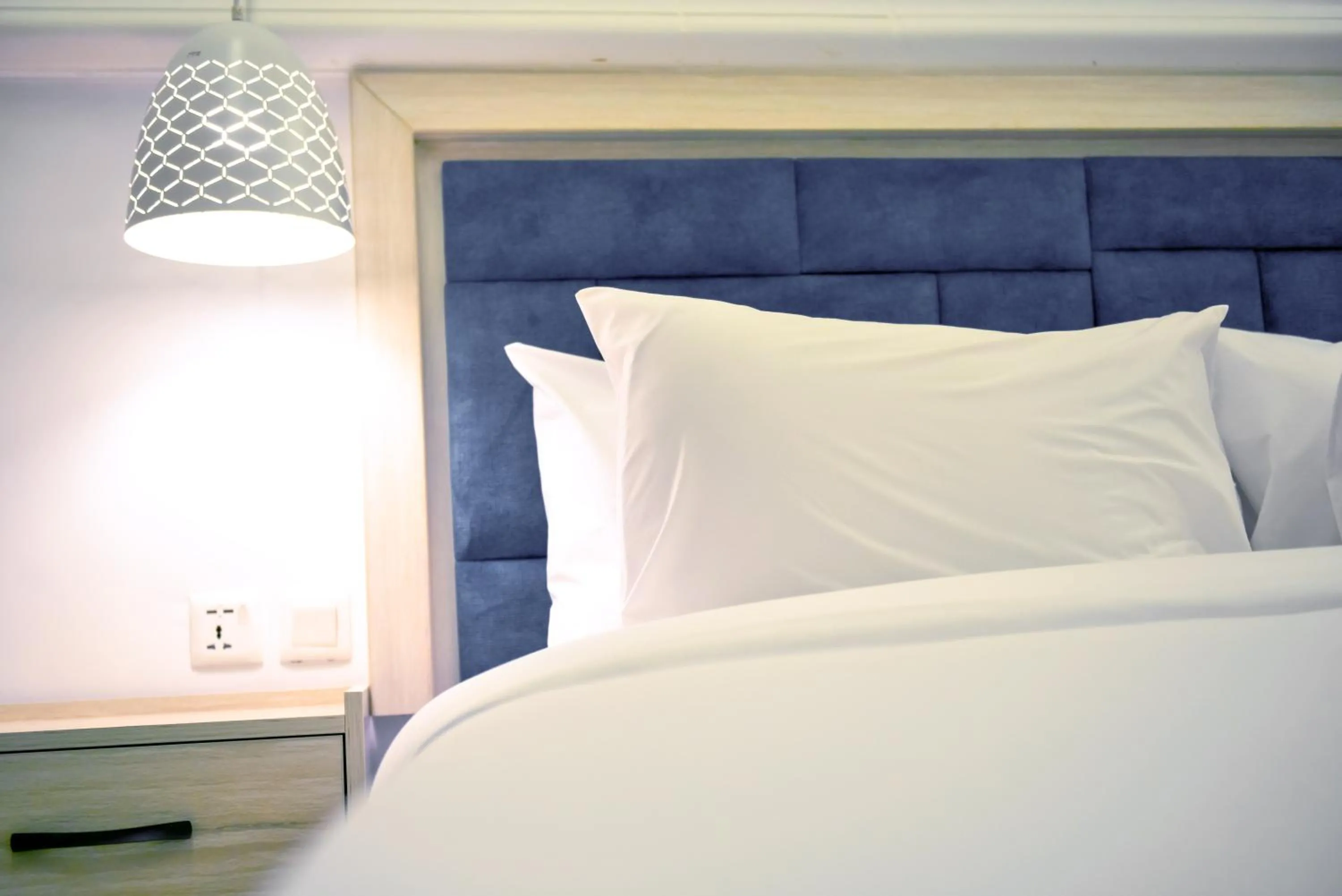 Bed in Petra Karam Hotel