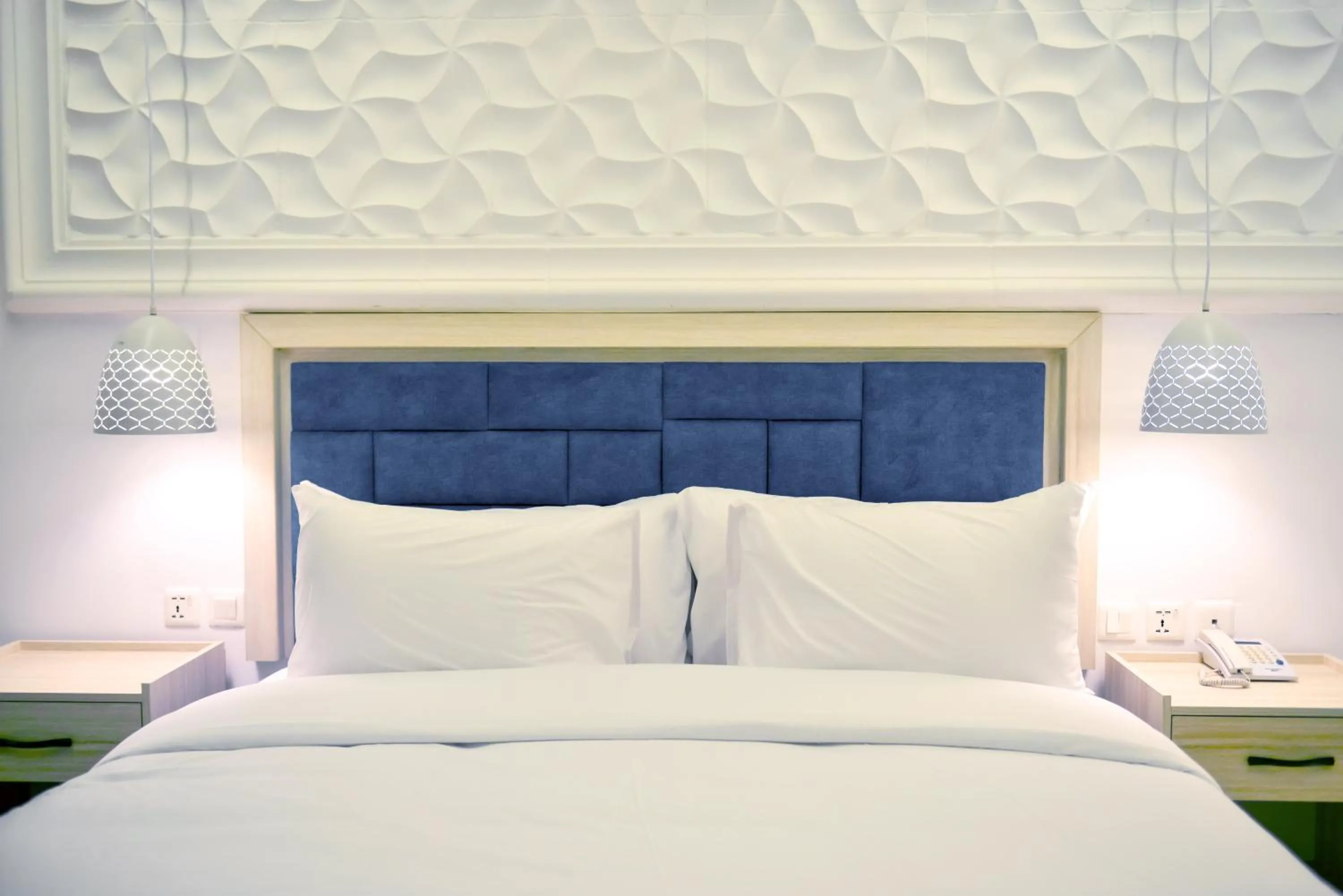 Bed in Petra Karam Hotel