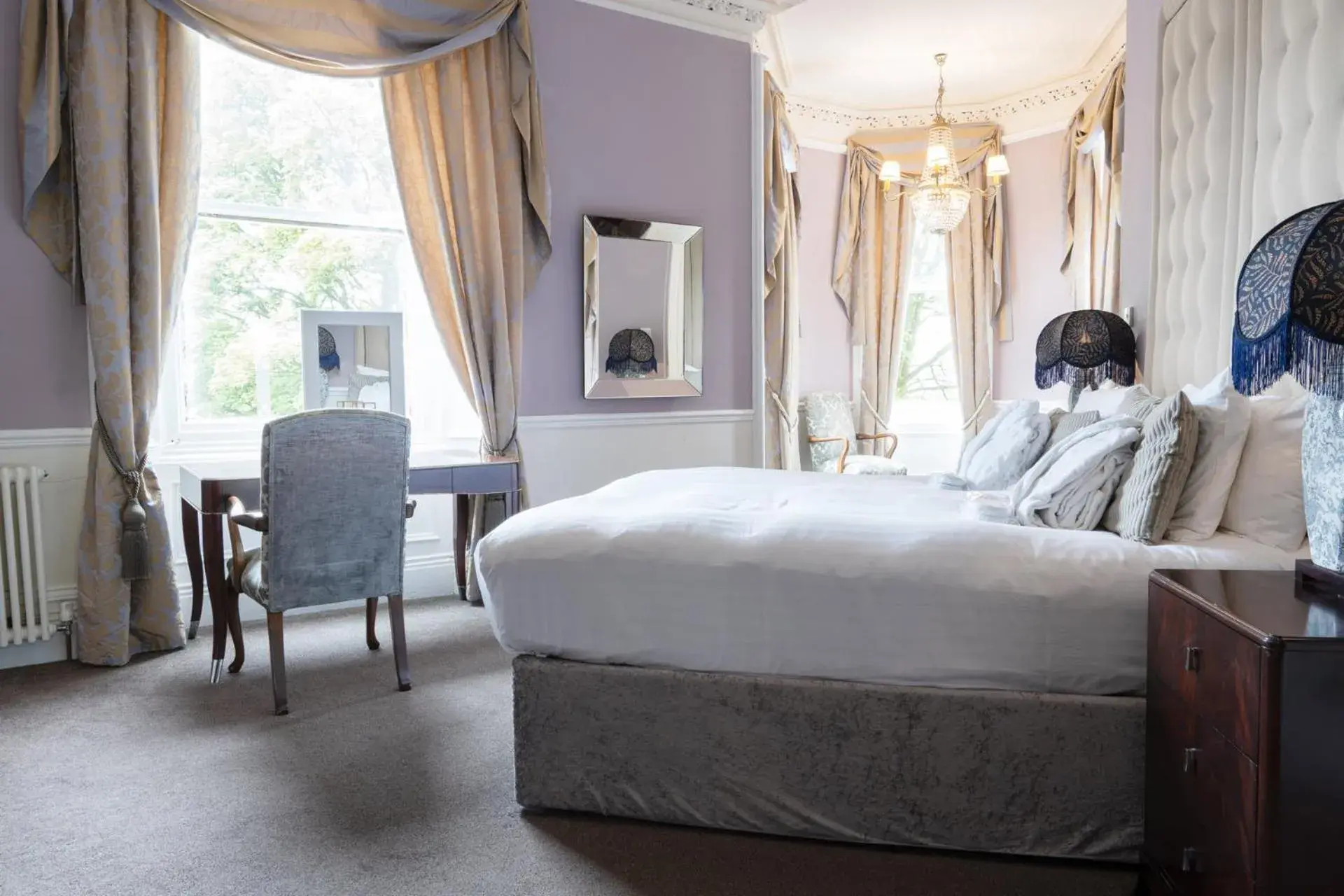 Bedroom, Bed in Hollin House Hotel Bedroom, Bed in Hollin House Hotel